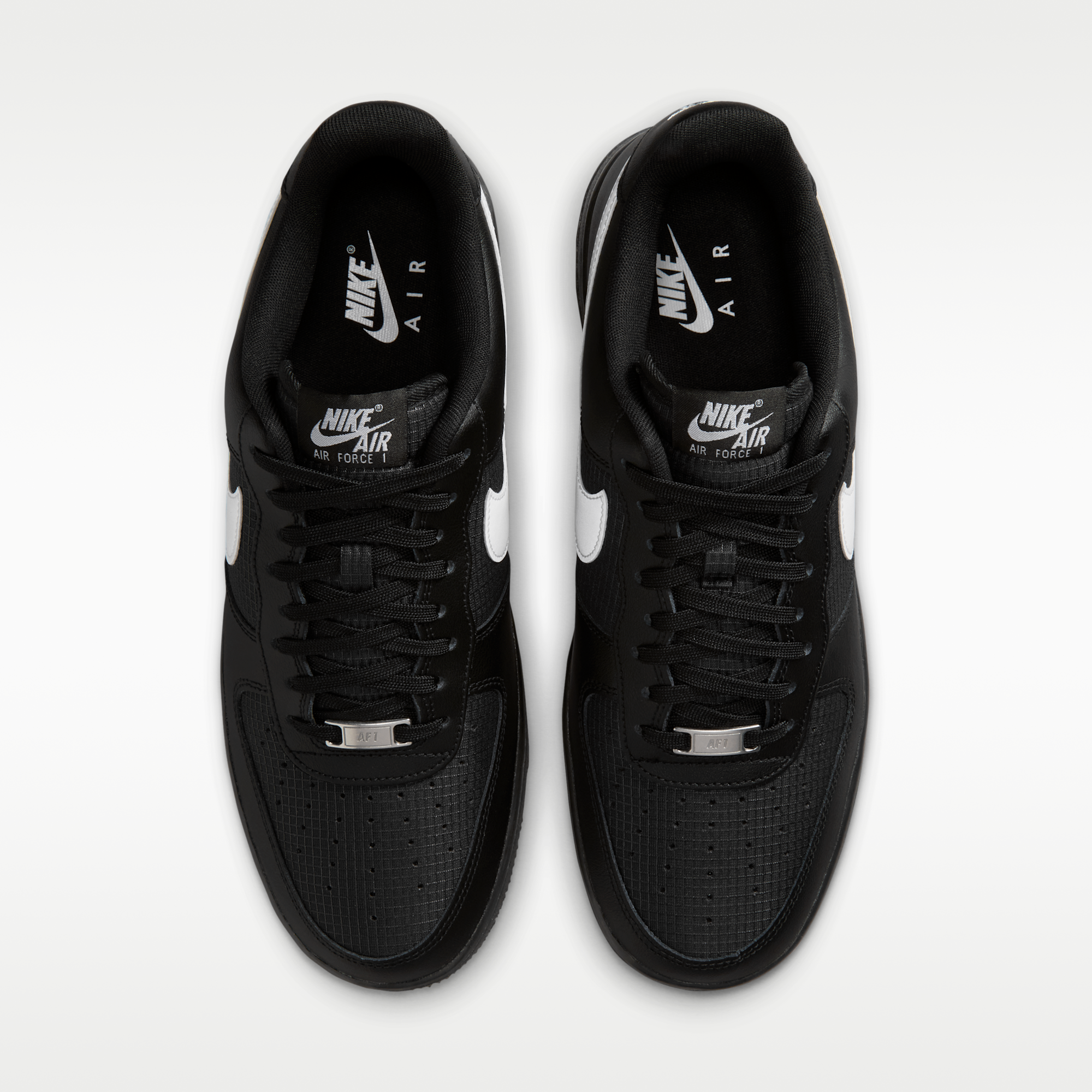 Nike Air Force 1 '07 LV8 - Μαύρο/Μαύρο/Λευκό - 4
