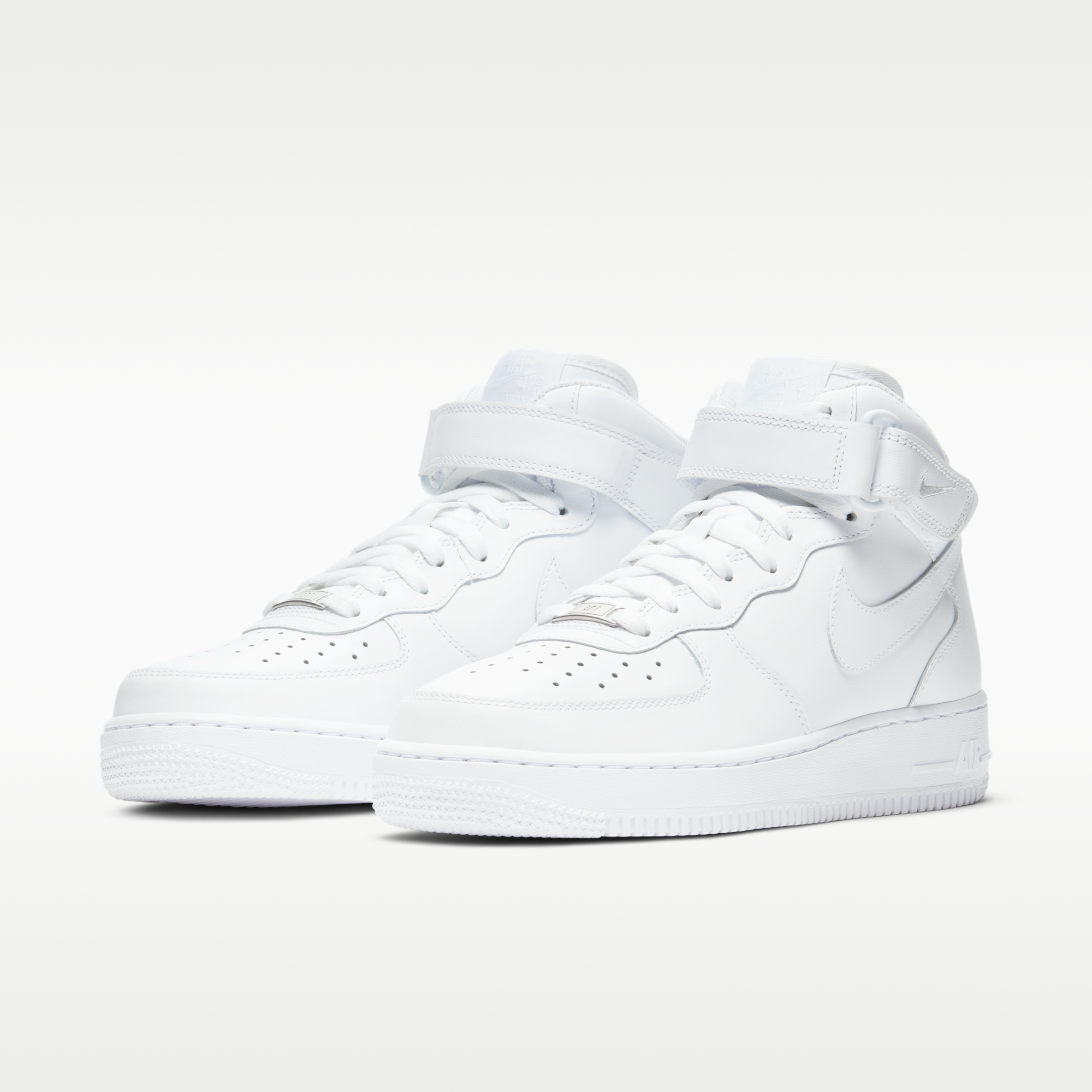 Nike Air Force 1 '07 Mid - Λευκό/Λευκό/Λευκό - 5