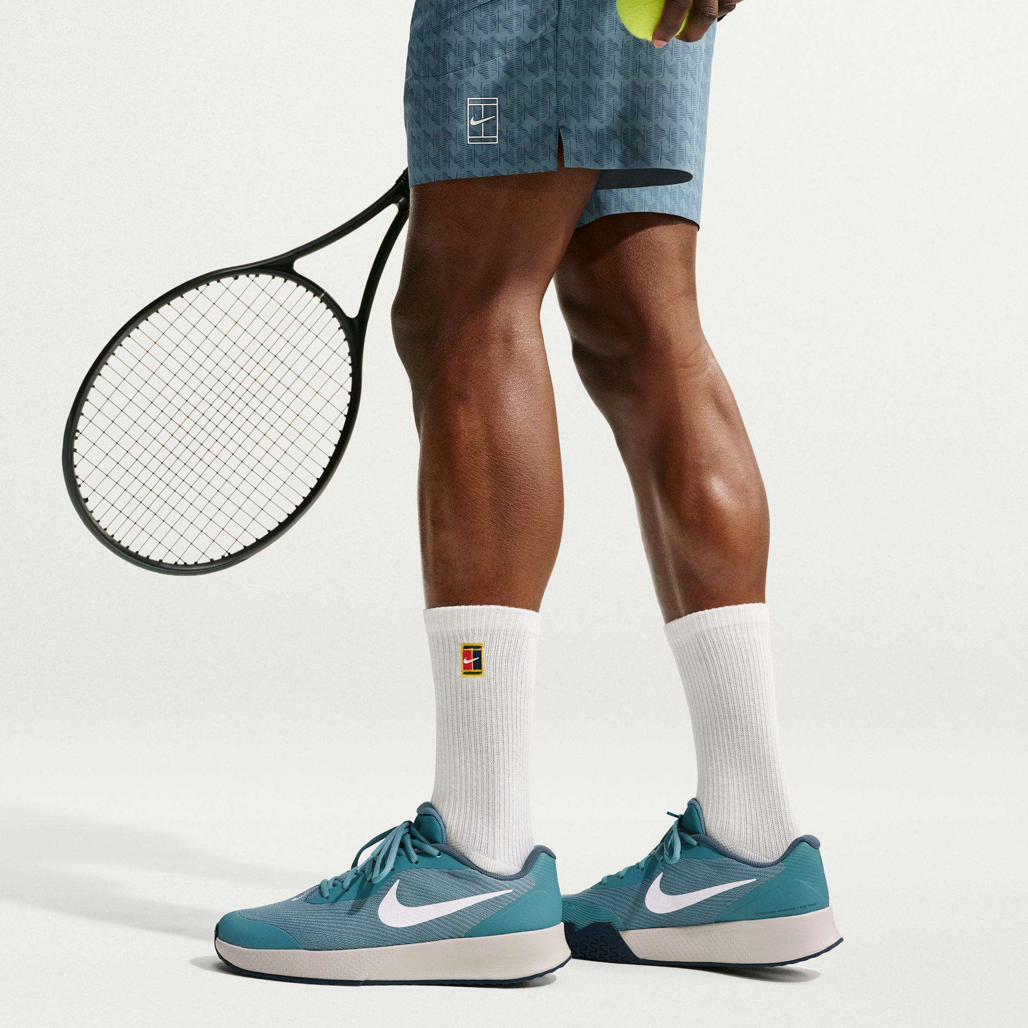 Nike Vapor Lite 3 - Smokey Blue/Light Bone/New Slate/Λευκό - 9
