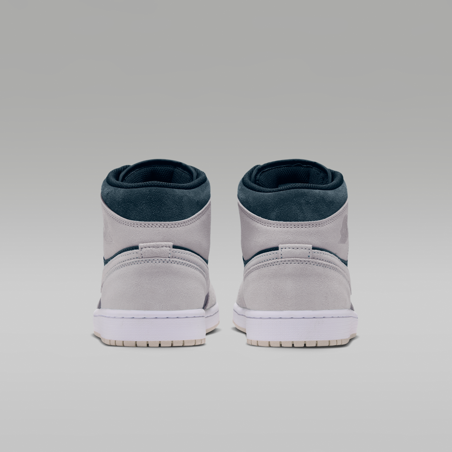 Air Jordan 1 Mid - Light Orewood Brown/Midnight Spruce/Λευκό/Pale Ivory - 6