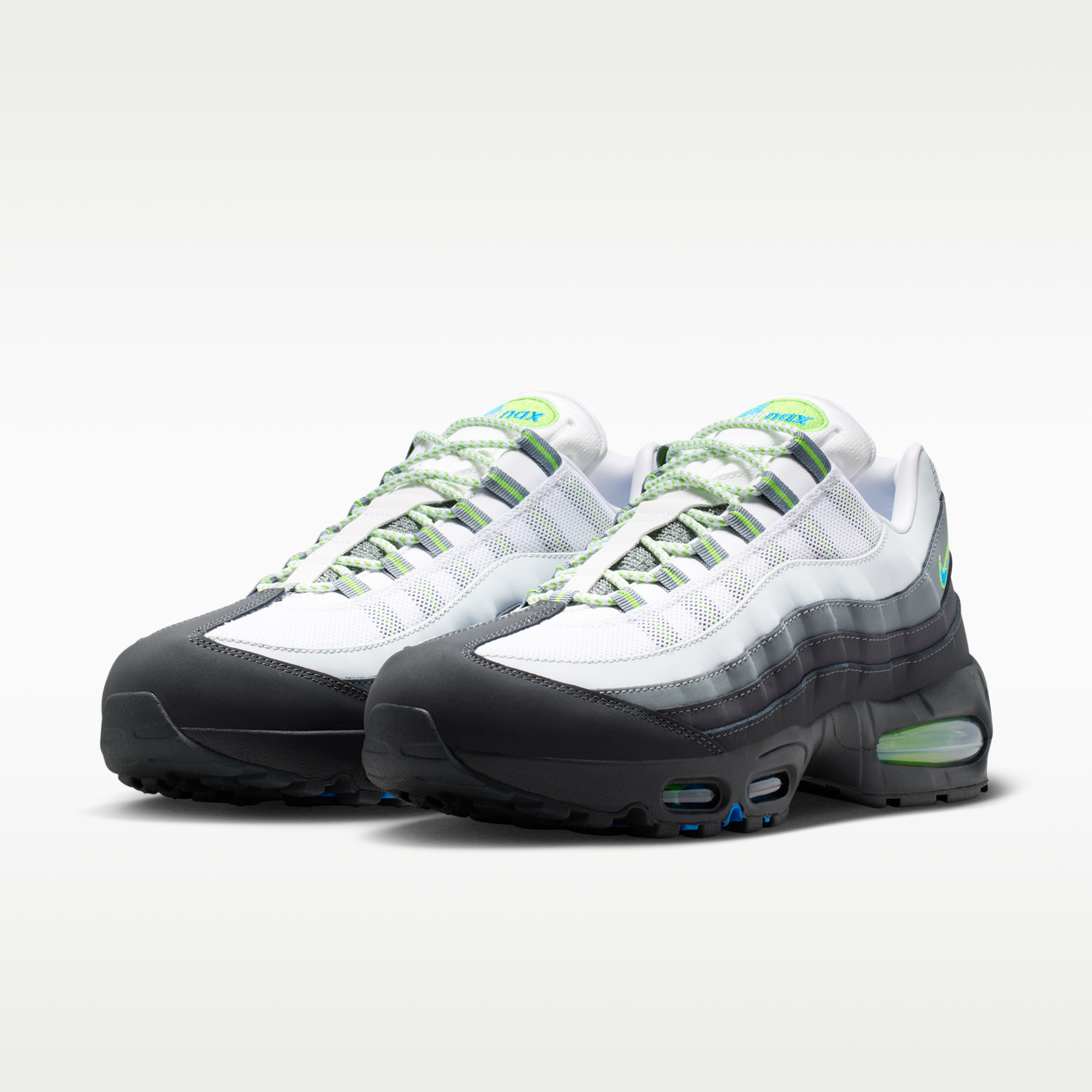 Nike Air Max 95 Big Bubble - Μαύρο/Action Green/Anthracite/Photo Blue - 5