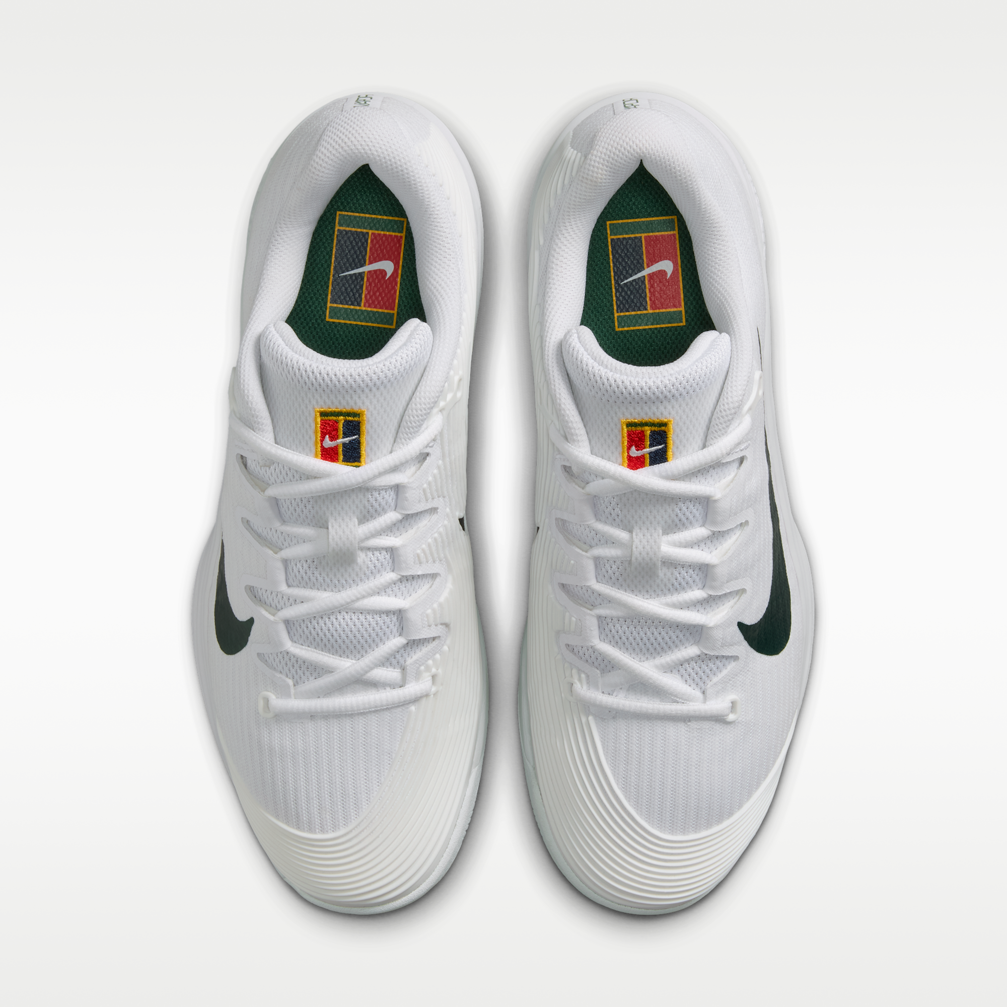 Nike Zoom Vapor 12 PRM - Λευκό/University Gold/University Red/Gorge Green - 4