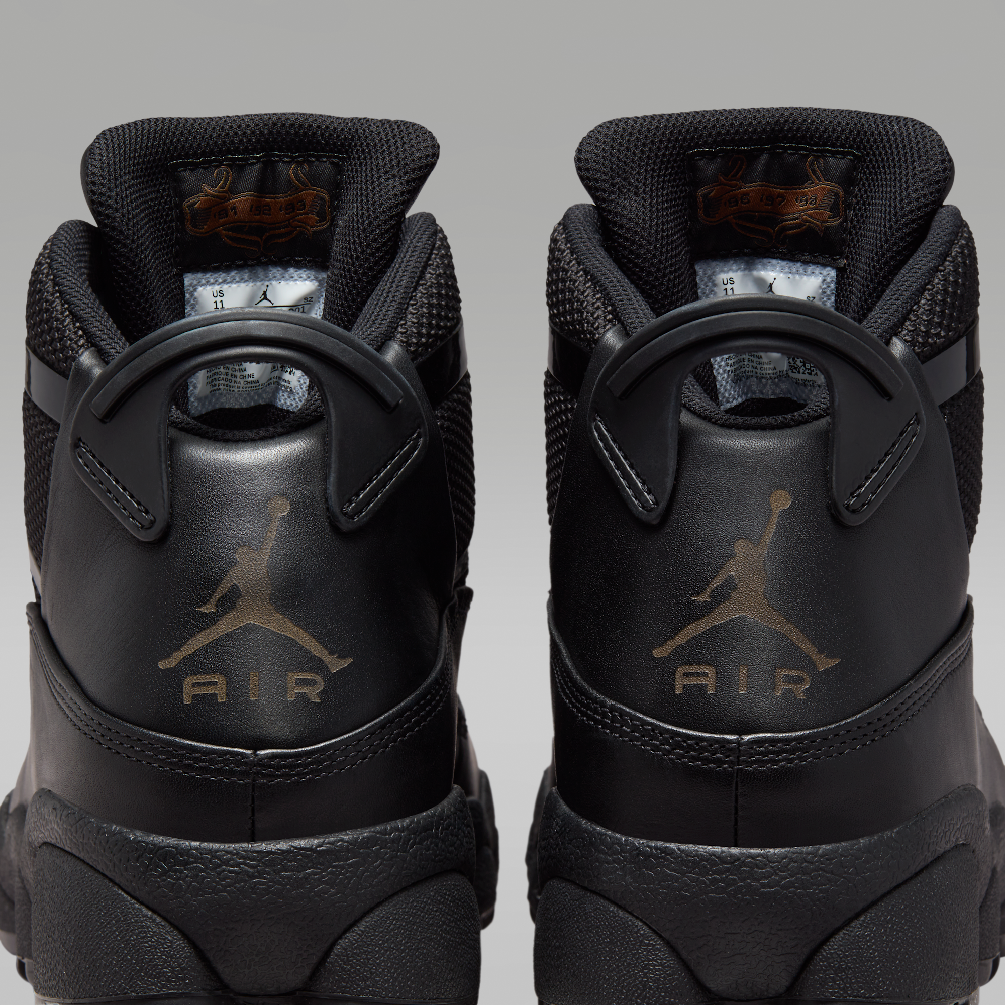 Jordan Winterized 6 Rings - Μαύρο/Rustic - 9