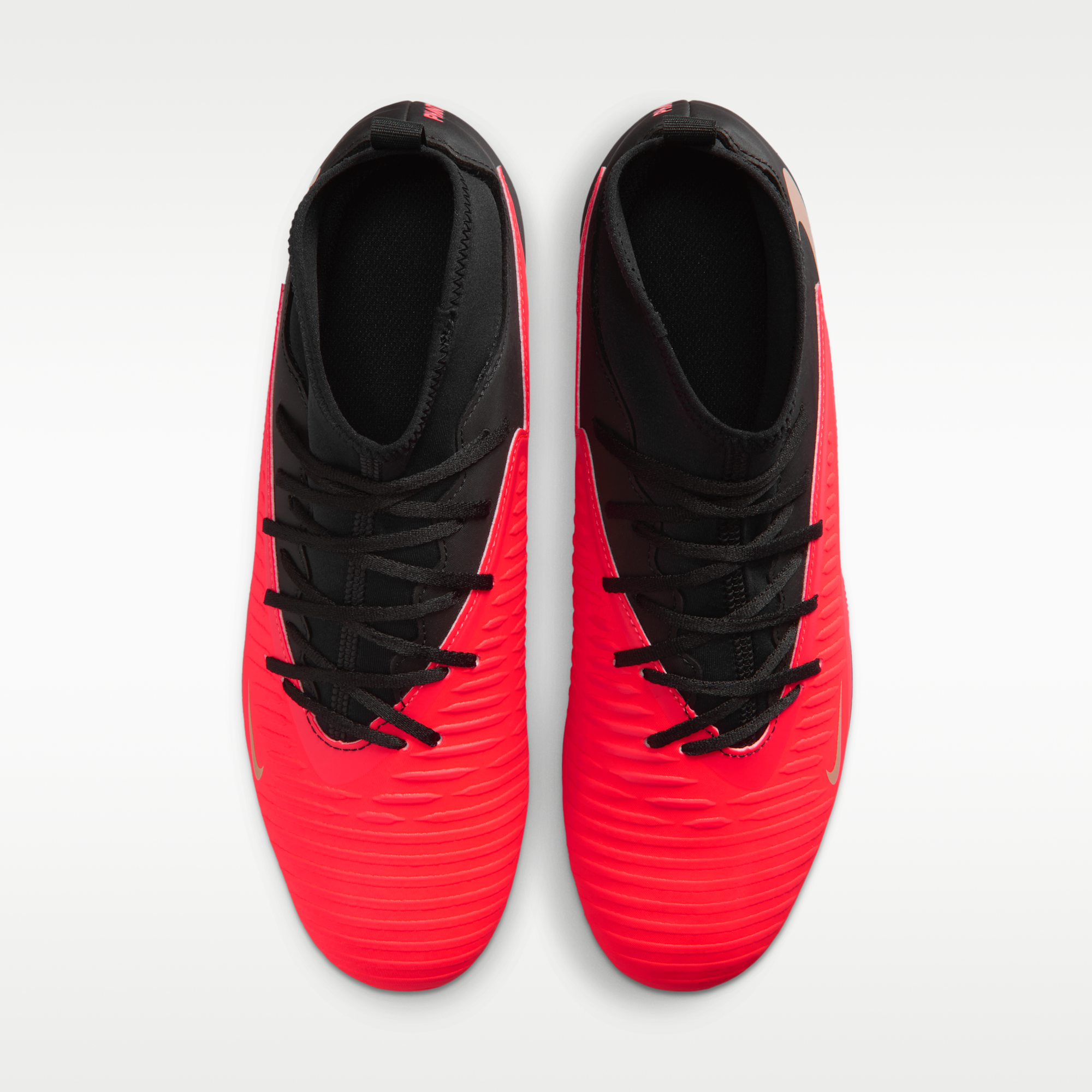 Nike Phantom 6 High Club - Bright Crimson/Μαύρο/Blur - 4