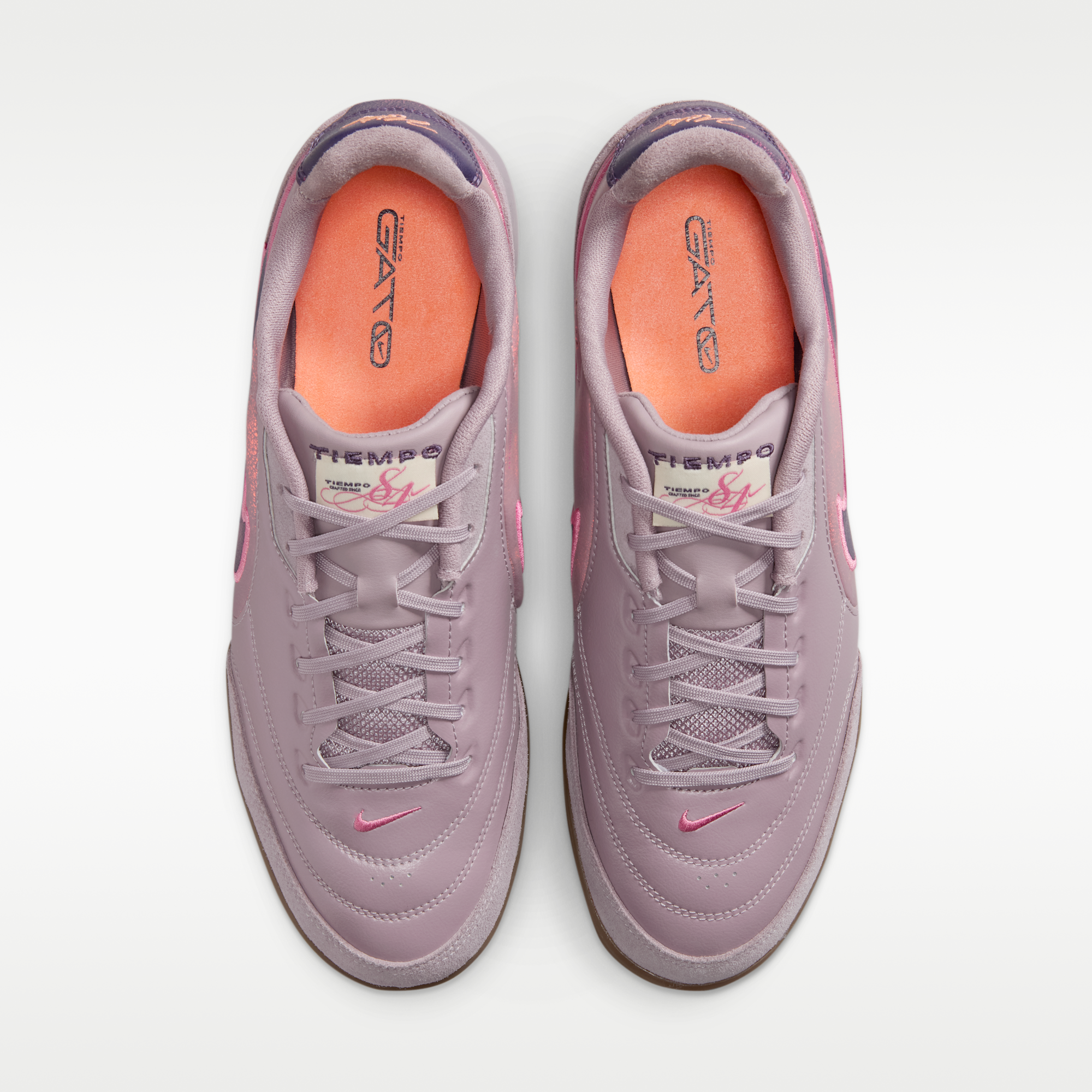Nike Tiempo Streetgato PRM - Light Violet Ore/Gum Dark Brown/Peony - 4