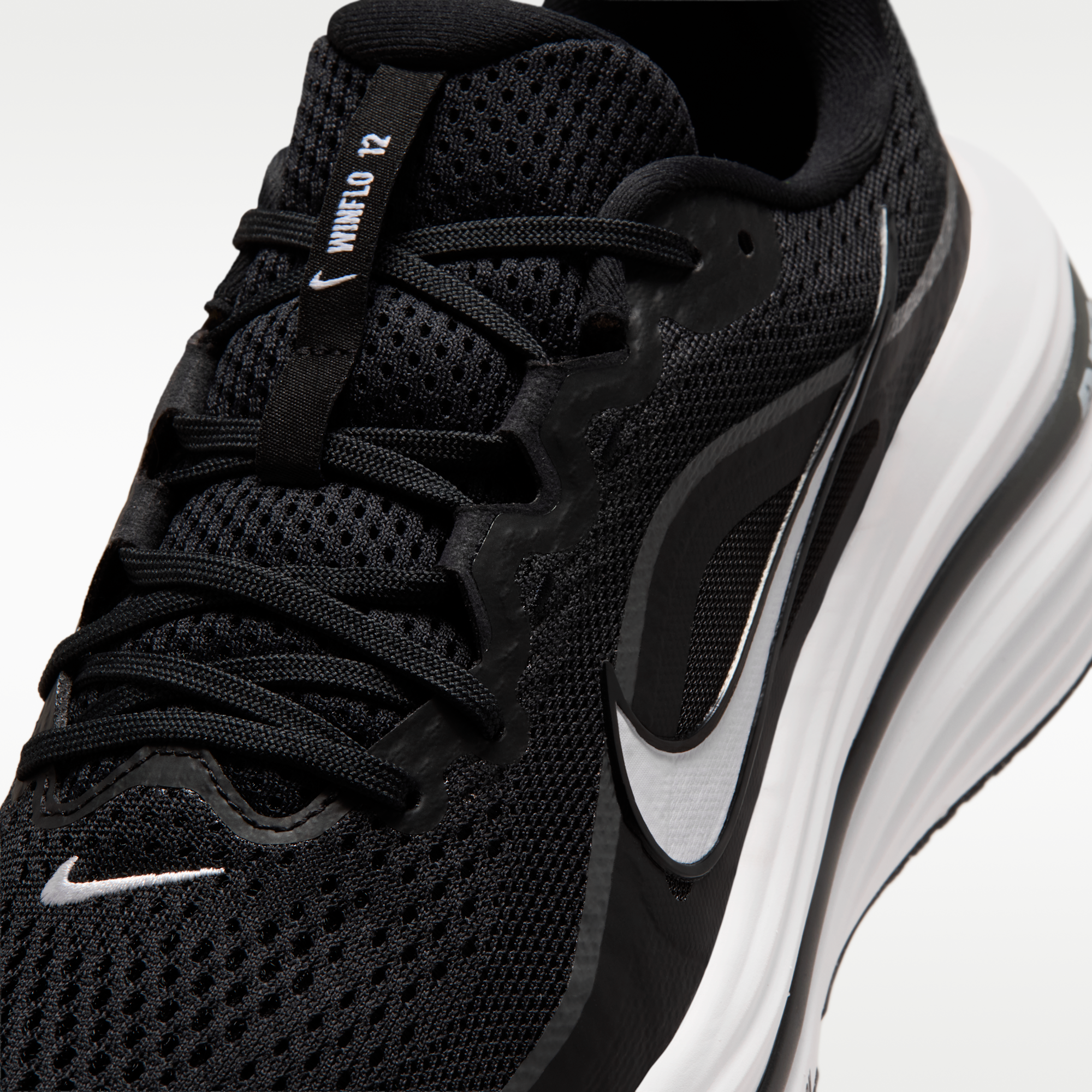 Nike Winflo 12 - Μαύρο/Dark Smoke Grey/Λευκό - 7