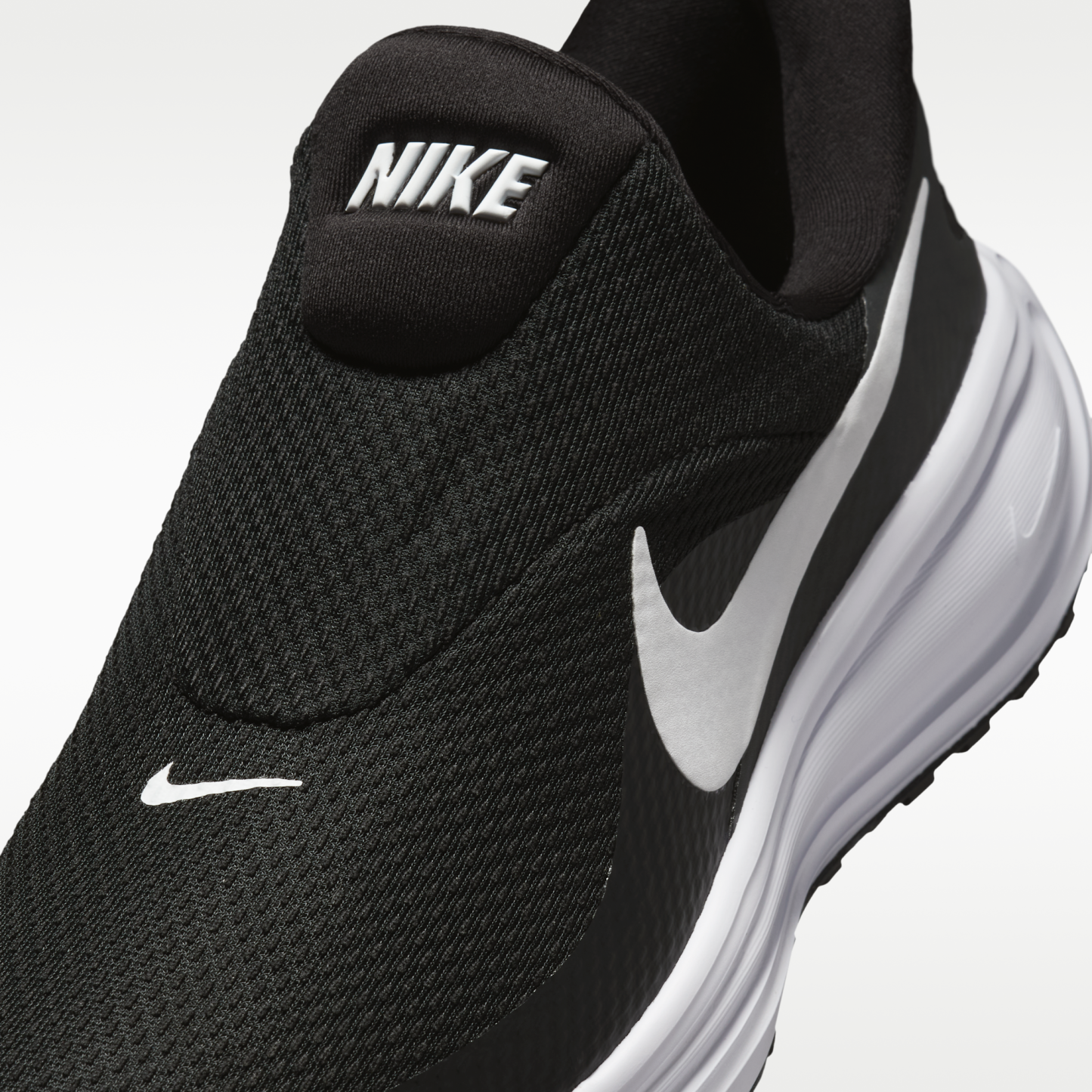 Nike Revolution 8 EasyOn - Μαύρο/Anthracite/Wolf Grey/Λευκό - 7