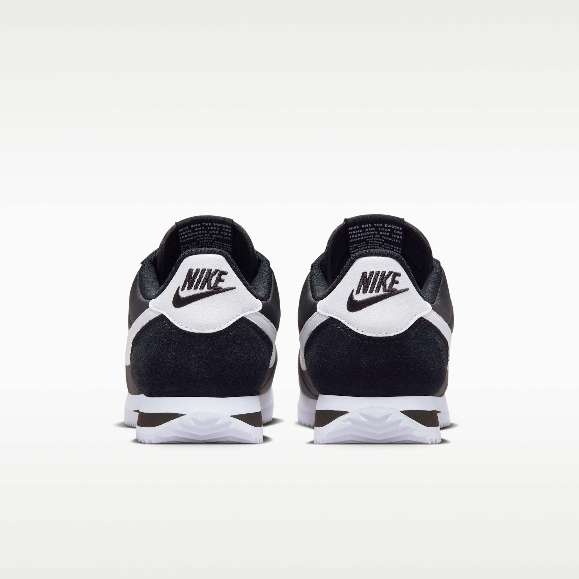 Nike Cortez Textile - Μαύρο/Λευκό - 6