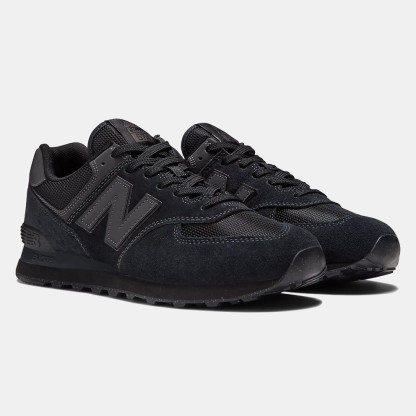 New Balance 574 Ανδρικά Παπούτσια - Black