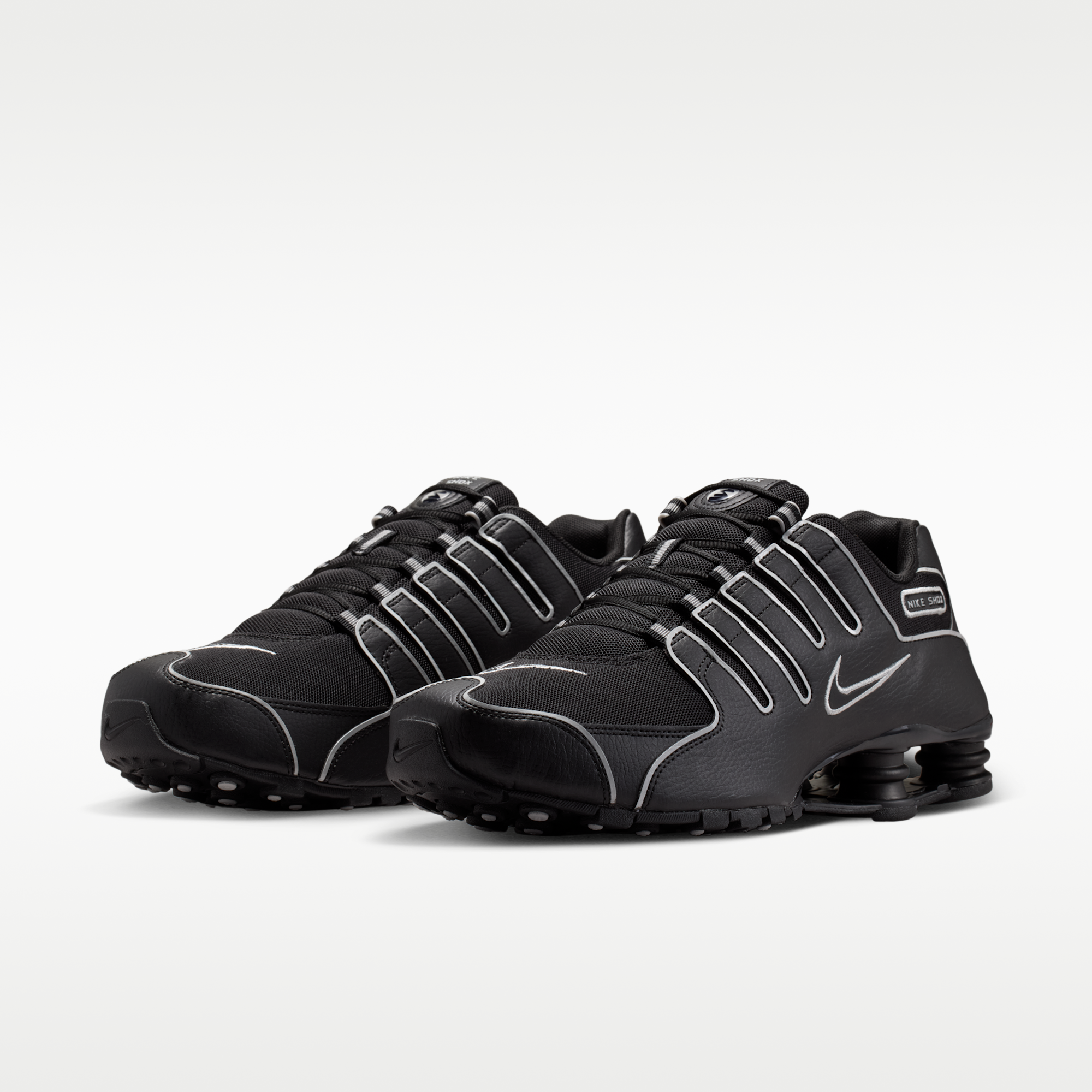 Nike Shox NZ - Μαύρο/Light Smoke Grey/Μαύρο - 5