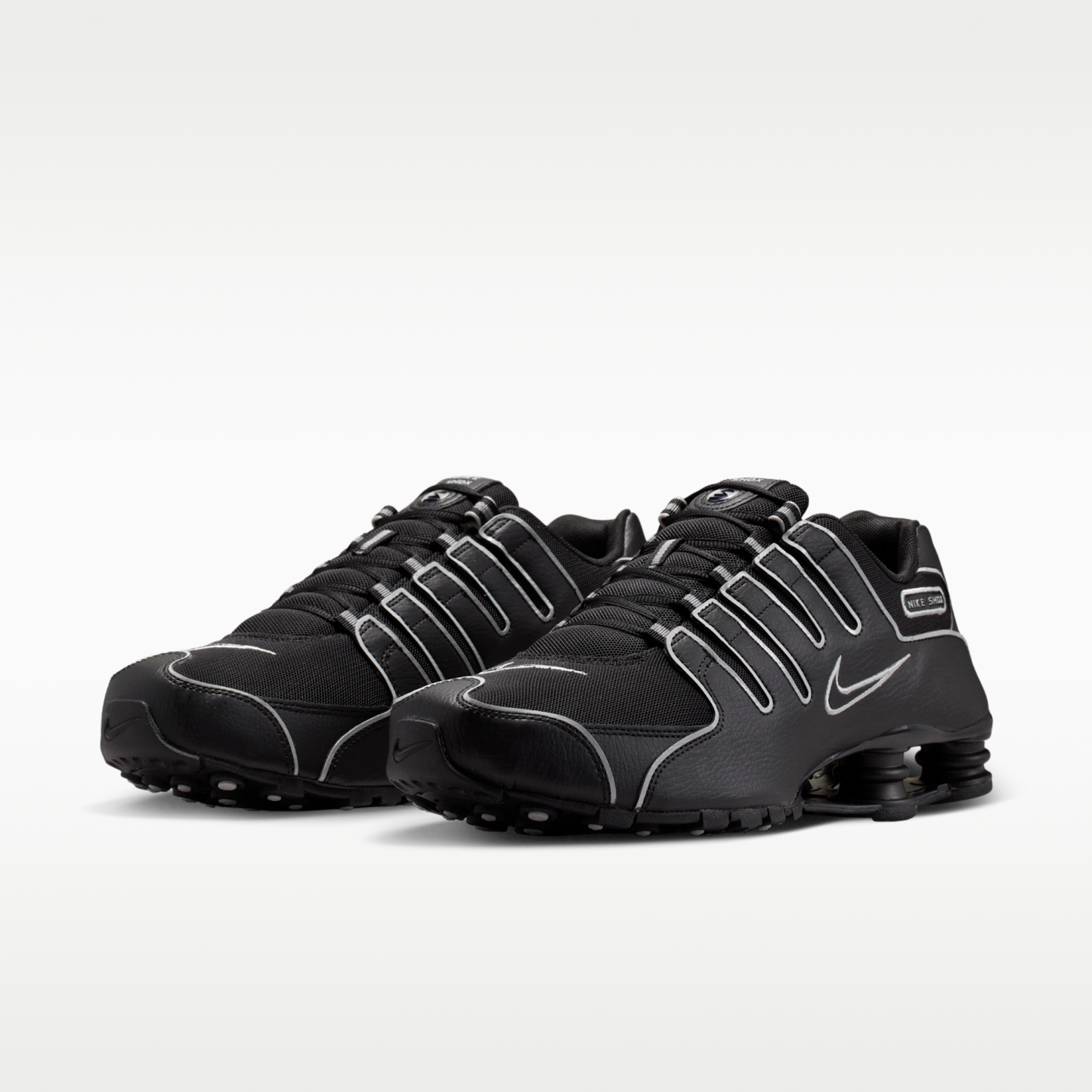 Nike Shox NZ - Μαύρο/Light Smoke Grey/Μαύρο - 5