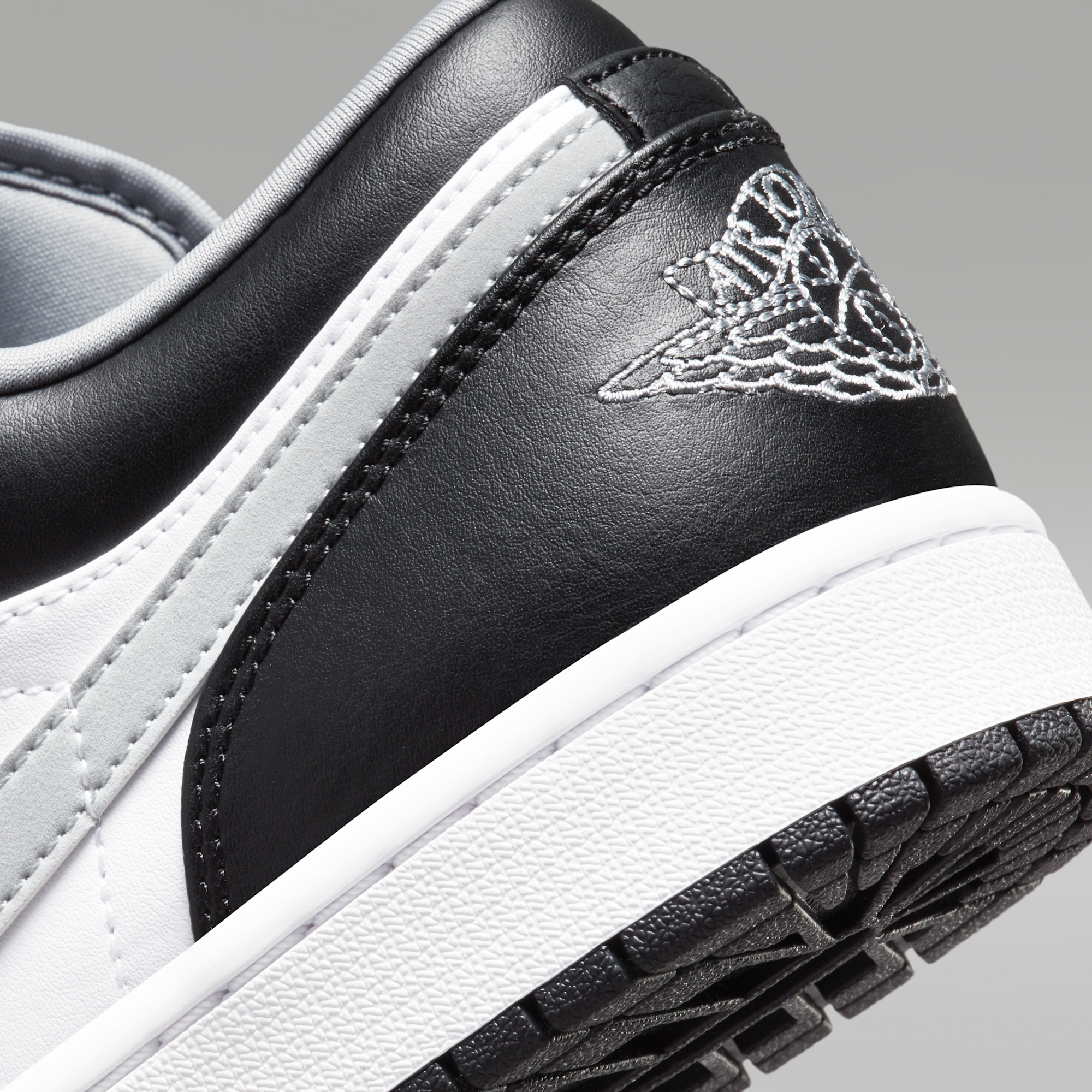 Air Jordan 1 Low - Μαύρο/Λευκό/Particle Grey - 8