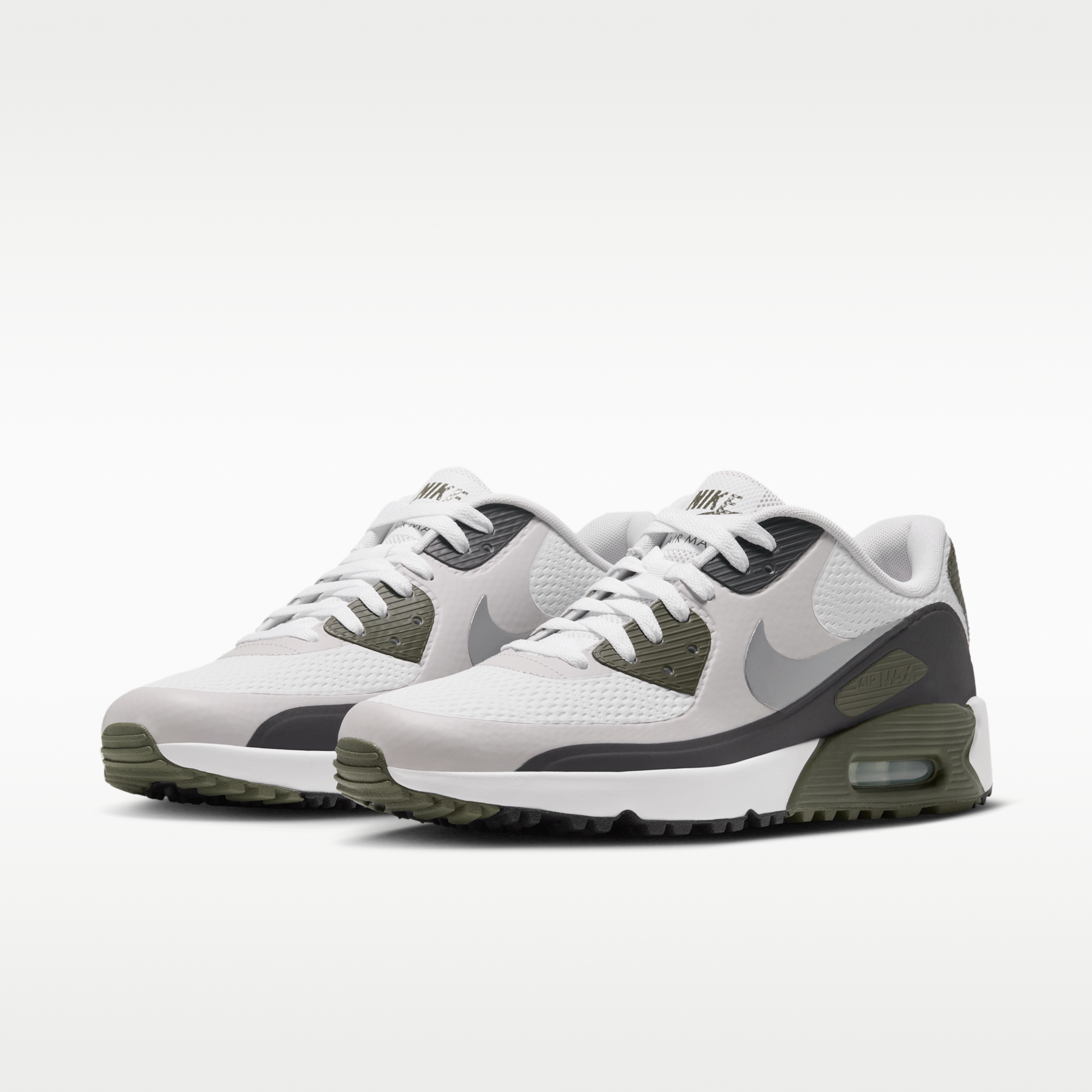 Nike Air Max 90 G - Λευκό/Medium Olive/Vast Grey/Metallic Silver - 5