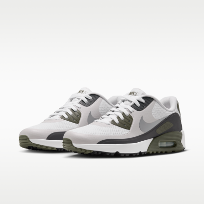 Nike Air Max 90 G - Λευκό/Medium Olive/Vast Grey/Metallic Silver - 5