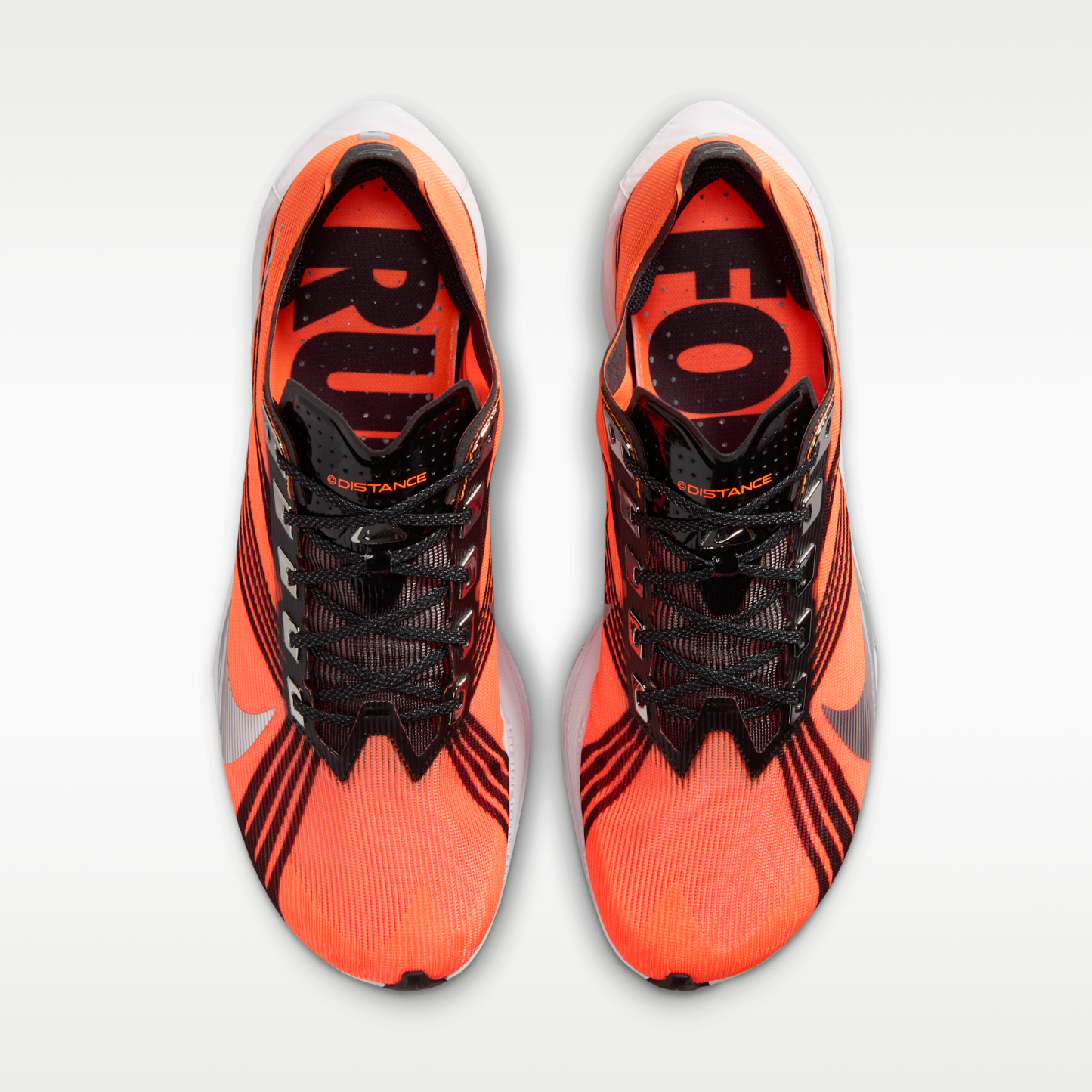 Vaporfly 4 x DISTANCE - Total Orange/Μαύρο/Λευκό/Metallic Silver - 4