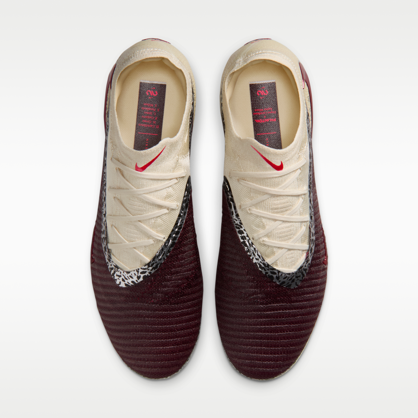 Nike United Phantom 6 Low Elite - Burgundy Crush/Fossil/University Red - 4