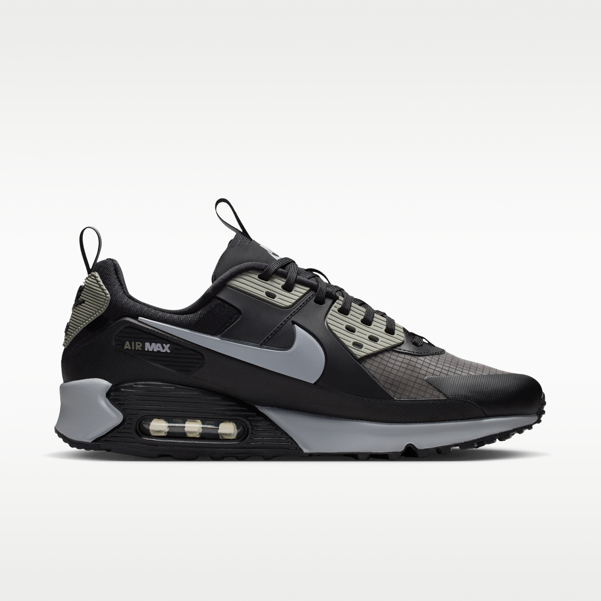 Nike Air Max 90 Drift - Μαύρο/Dark Stucco/Reflect Silver/Wolf Grey - 3
