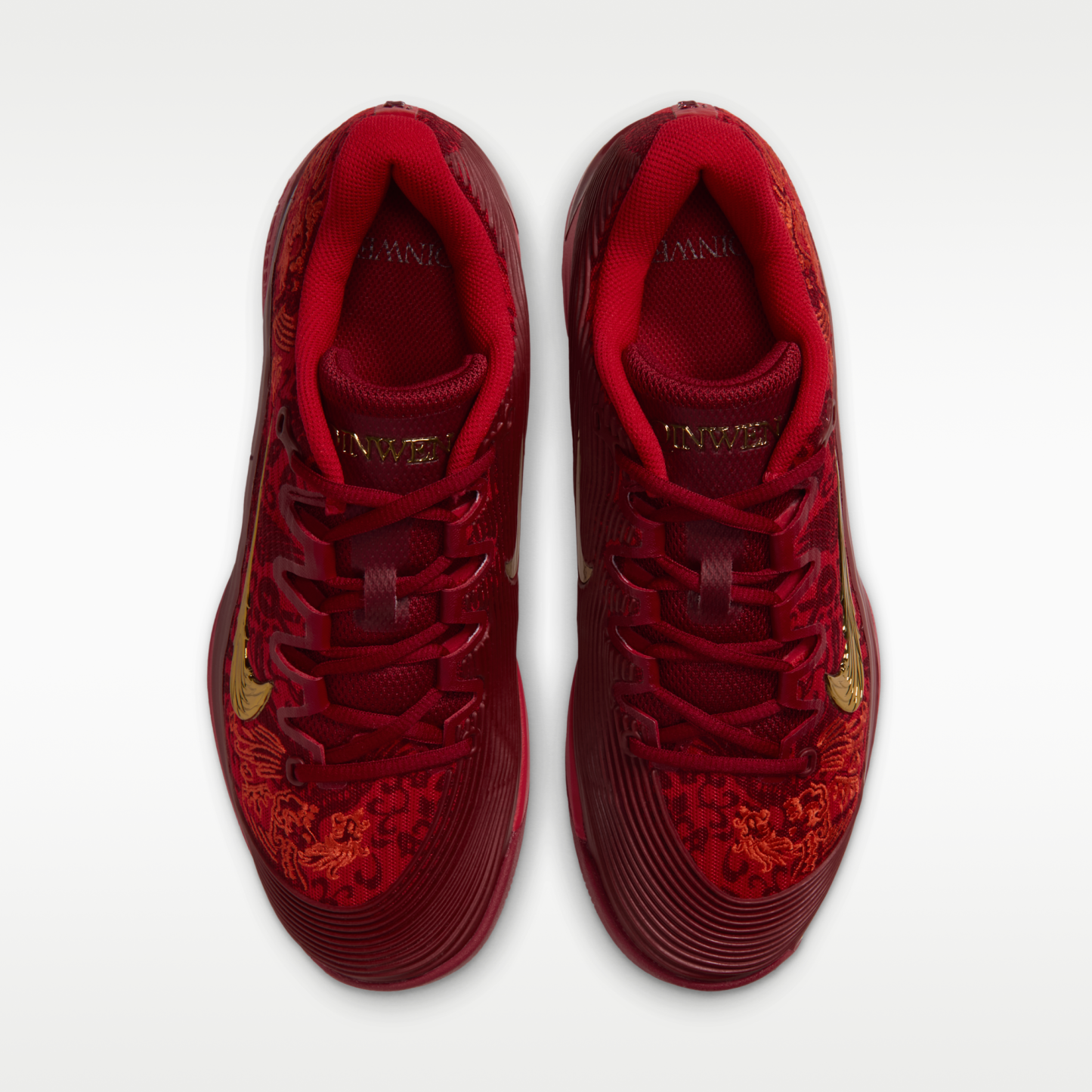 Nike Vapor 12 "Qinwen Zheng" - University Red/Tough Red/Picante Red/Metallic Gold - 4