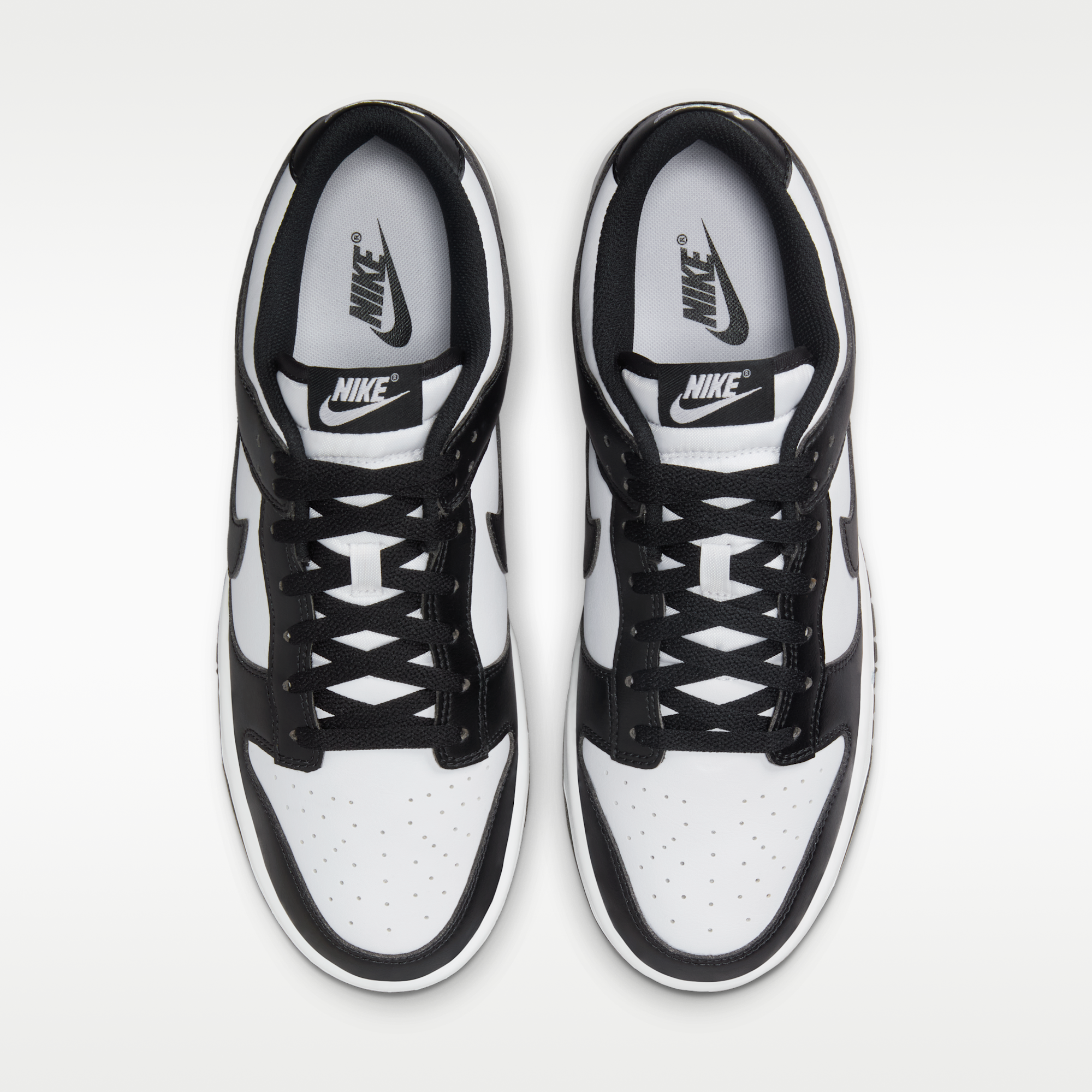 Nike Dunk Low Retro - Λευκό/Λευκό/Μαύρο - 4
