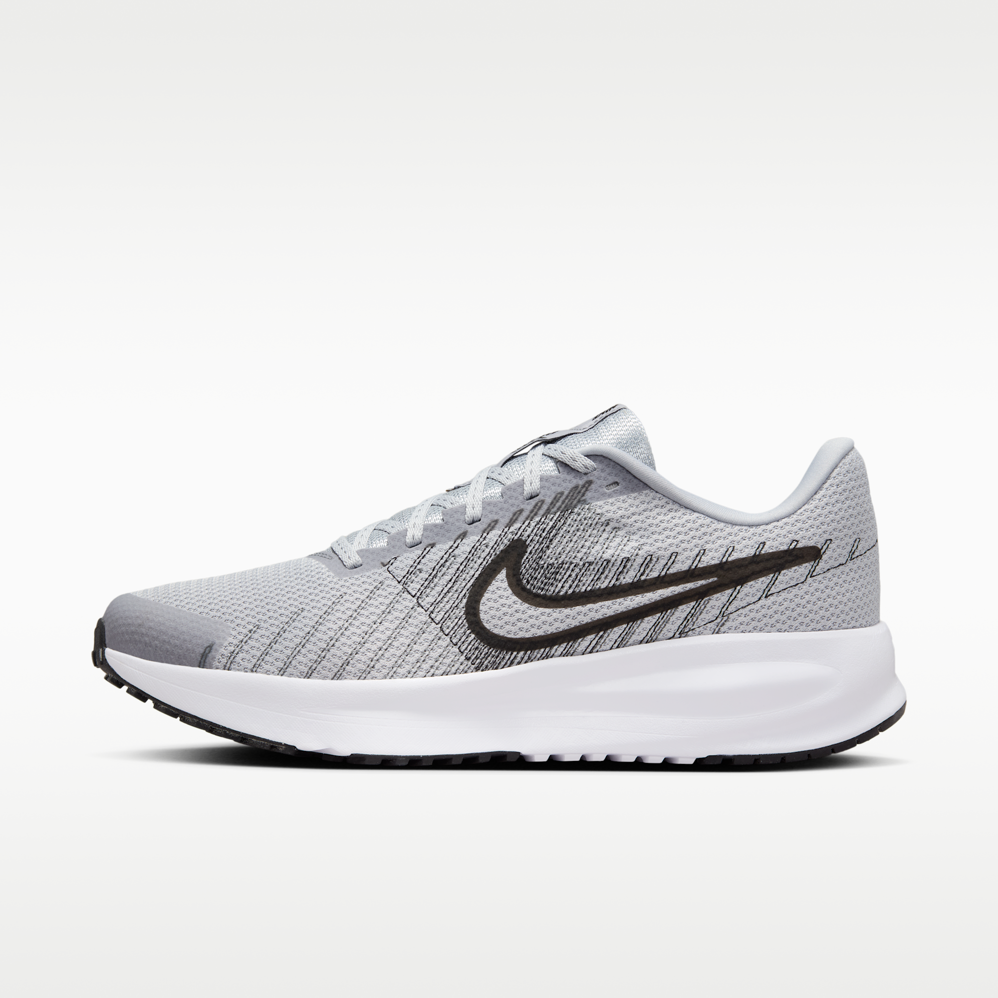 Nike Run Defy - Wolf Grey/Λευκό/Iron Grey/Μαύρο - 1