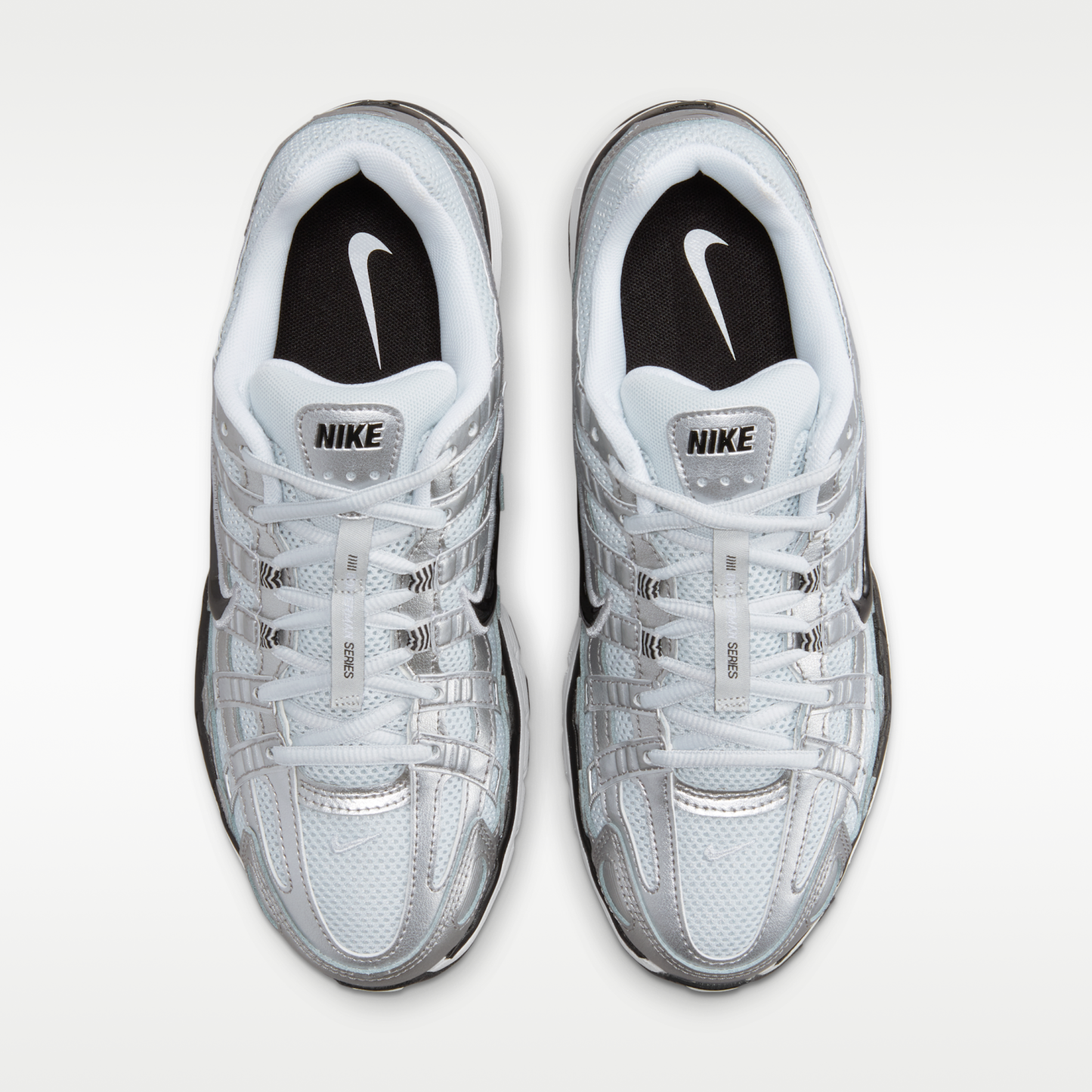 Nike P-6000 - Λευκό/Metallic Silver/Pure Platinum/Μαύρο - 4