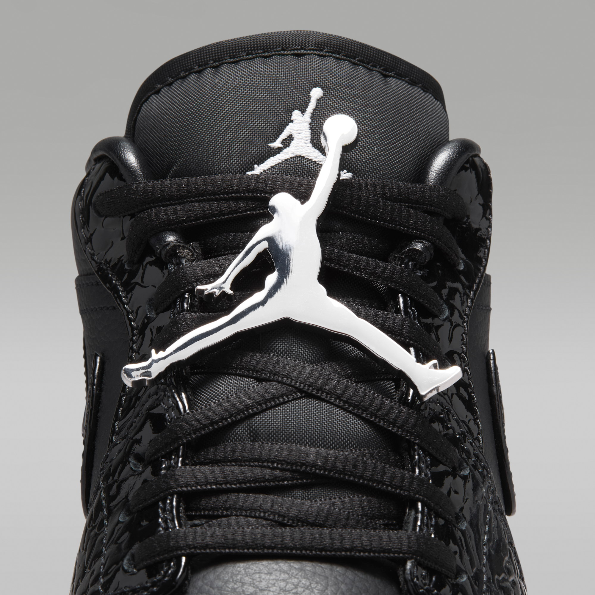 Air Jordan 1 Low SE - Μαύρο/Λευκό/Metallic Silver/Μαύρο - 9