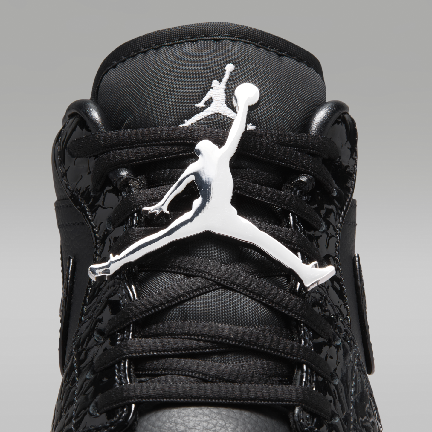 Air Jordan 1 Low SE - Μαύρο/Λευκό/Metallic Silver/Μαύρο - 9