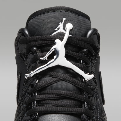 Air Jordan 1 Low SE - Μαύρο/Λευκό/Metallic Silver/Μαύρο - 9