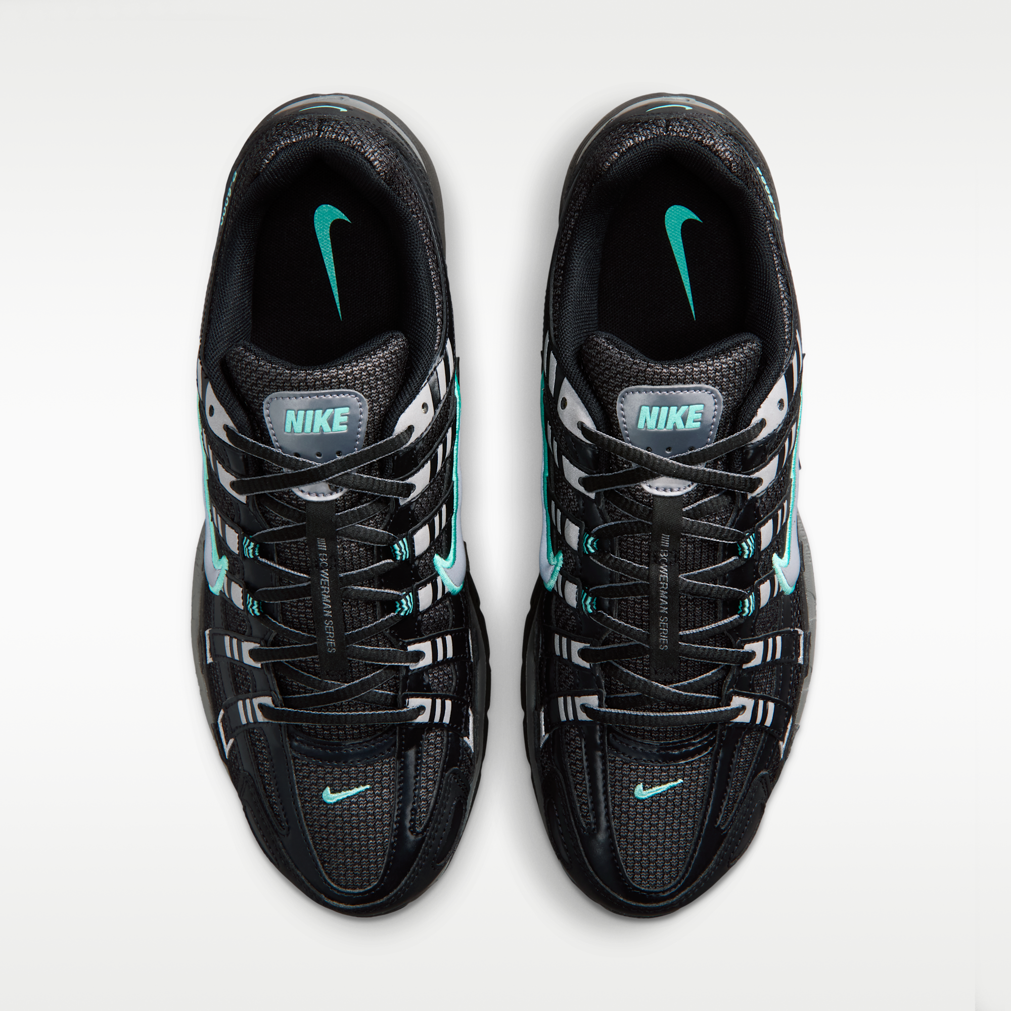 Nike P-6000 - Μαύρο/Hyper Turquoise/Cool Grey/Metallic Cool Grey - 4