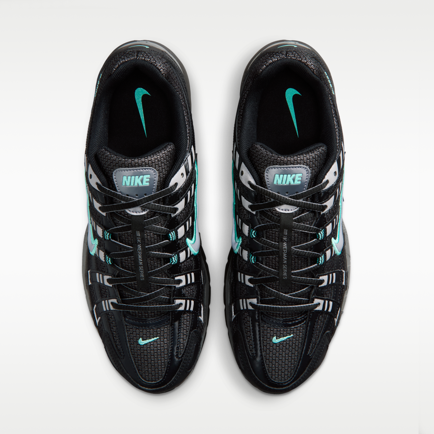Nike P-6000 - Μαύρο/Hyper Turquoise/Cool Grey/Metallic Cool Grey - 4