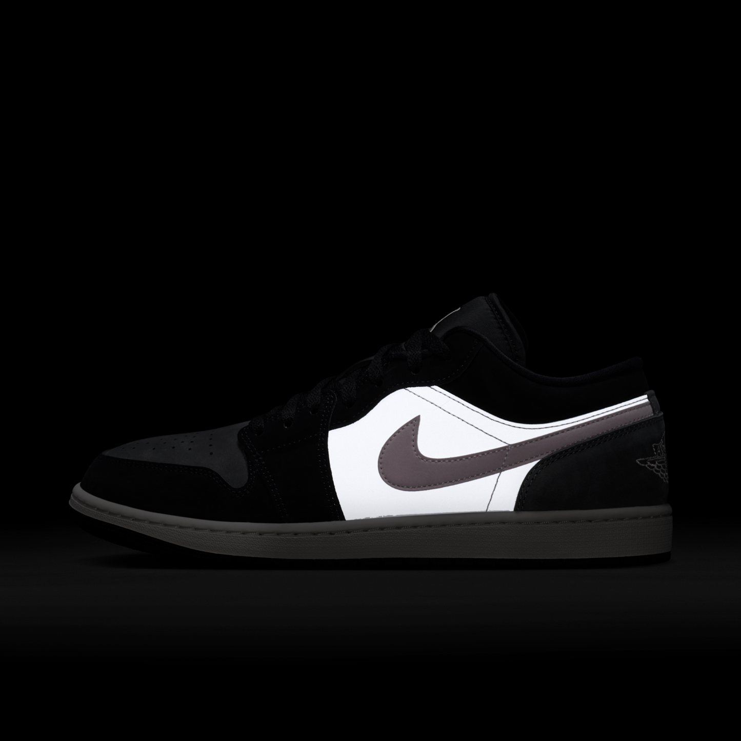 Air Jordan 1 Low SE - Μαύρο/Iron Grey/Λευκό/Iced Carmine - 9