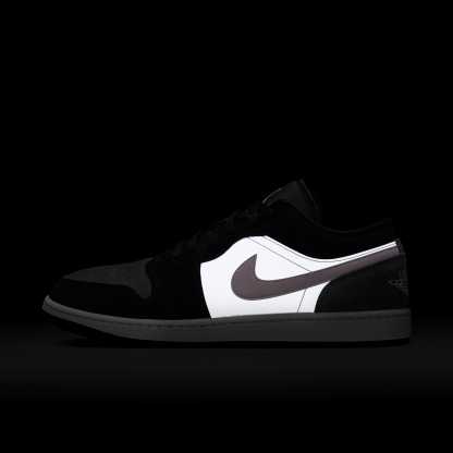Air Jordan 1 Low SE - Μαύρο/Iron Grey/Λευκό/Iced Carmine - 9