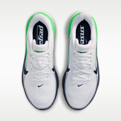 Nike Pegasus 42 - Λευκό/Green Spark/Midnight Navy - 4