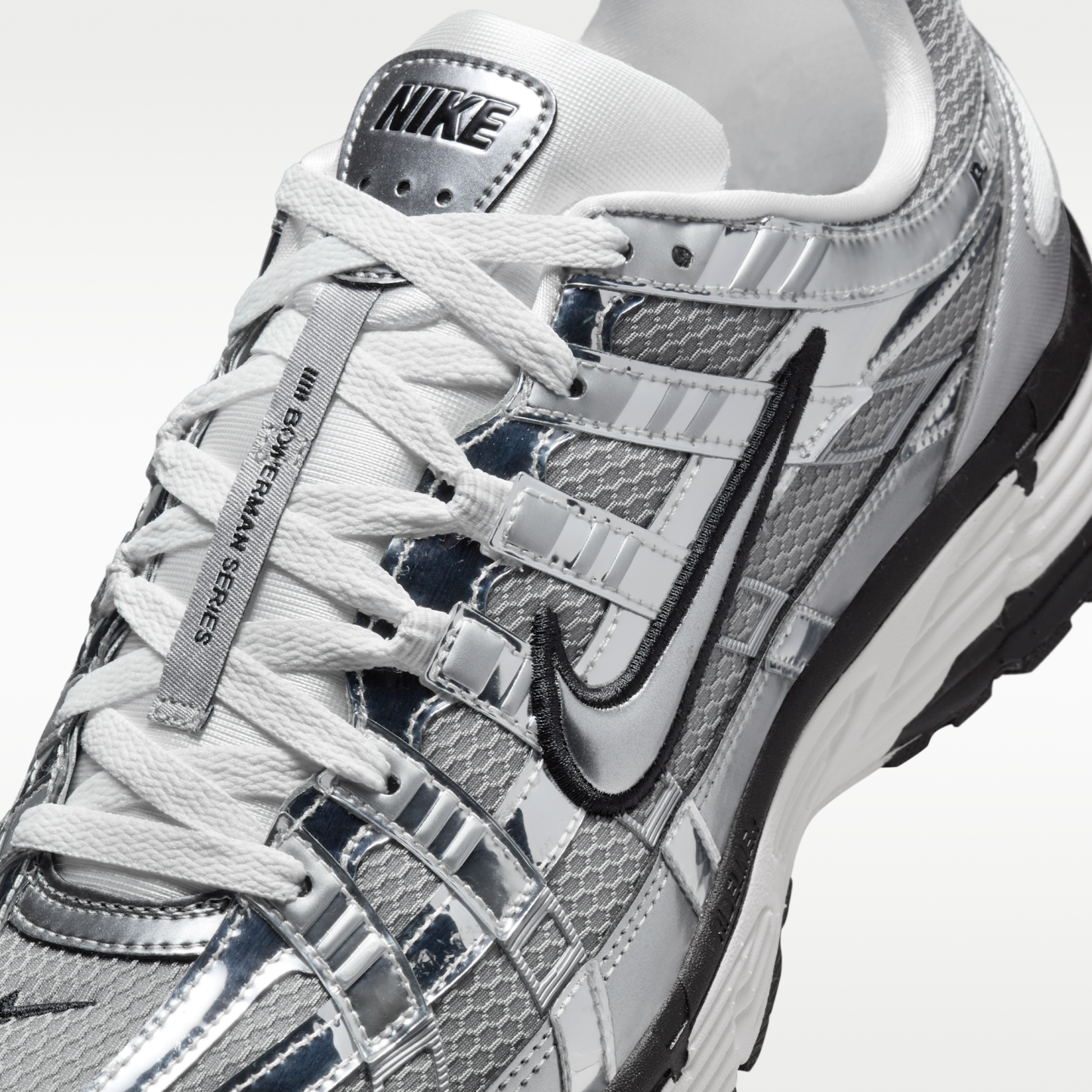 Nike P-6000 - Metallic Silver/Sail/Μαύρο/Metallic Silver - 7