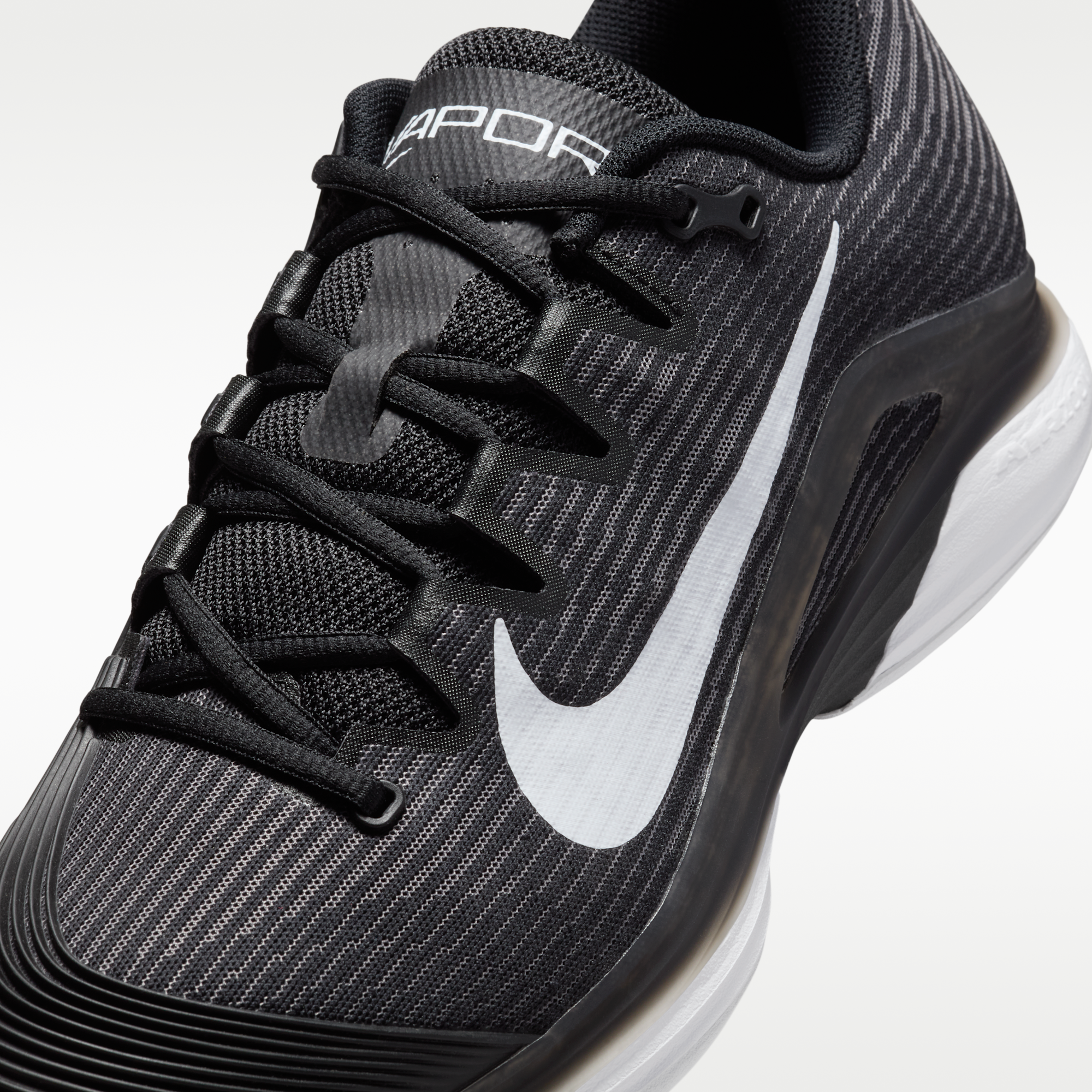 Nike Vapor 12 - Μαύρο/Dark Smoke Grey/Λευκό - 7