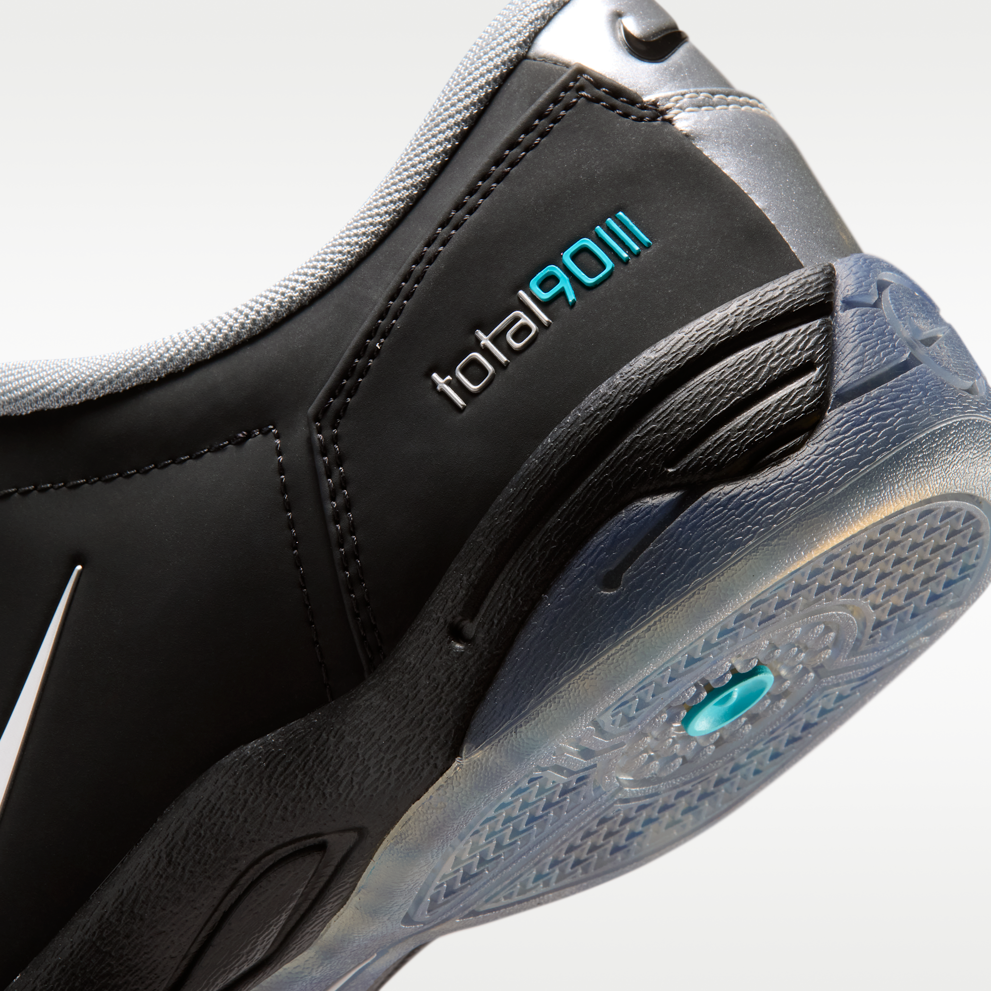 Nike Total 90 - Μαύρο/Gamma Blue/Metallic Silver - 8
