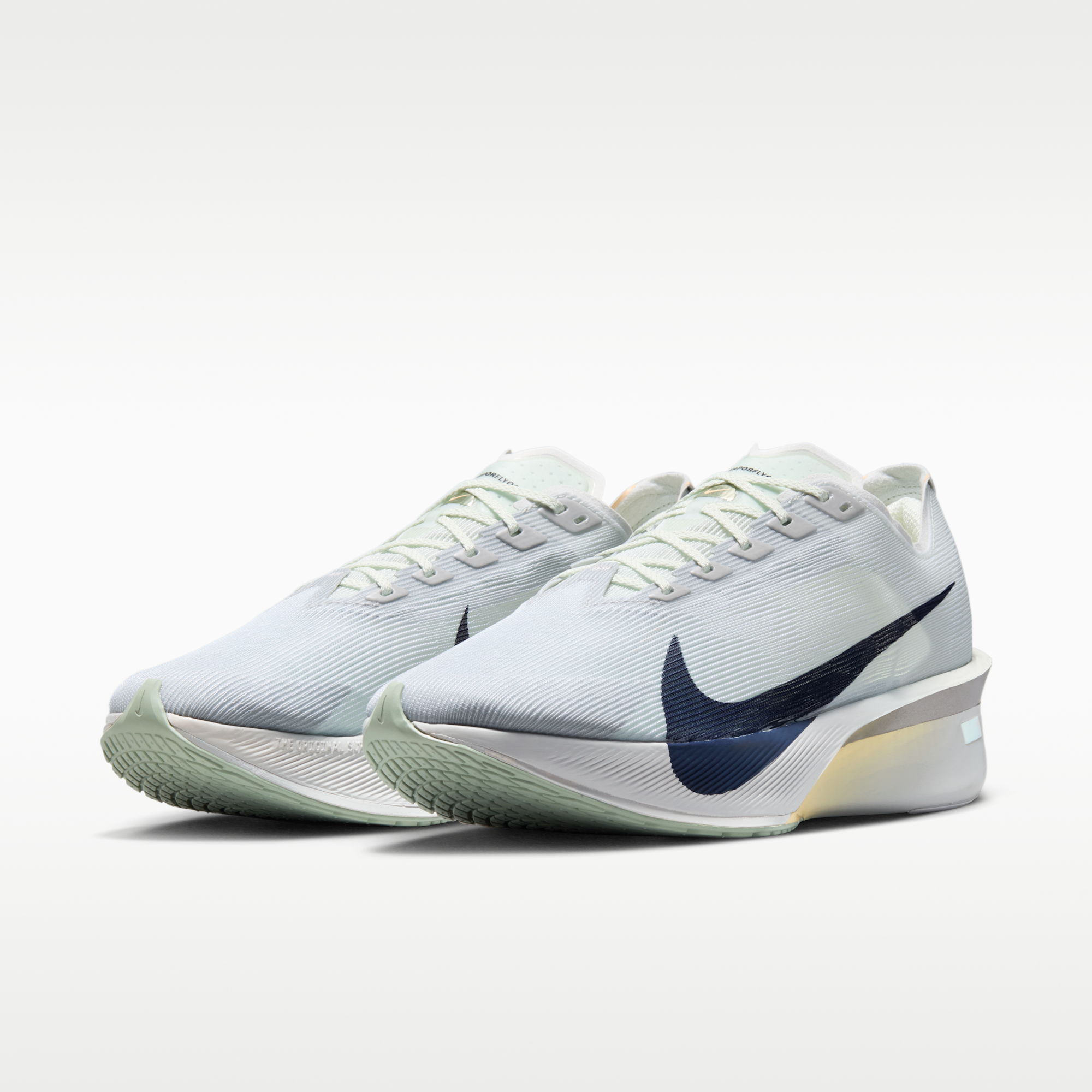 Nike Vaporfly 4 - Spruce Aura/Grey Fog/Ice Peach/Dark Obsidian - 5