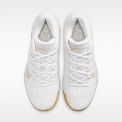 Nike Vapor 12 - Λευκό/Summit White/Linen/Light Orewood Brown - 4