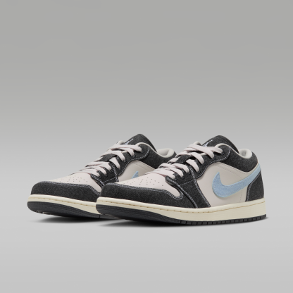 Air Jordan 1 Low SE - Phantom/Coconut Milk/Μαύρο/Light Armory Blue - 5
