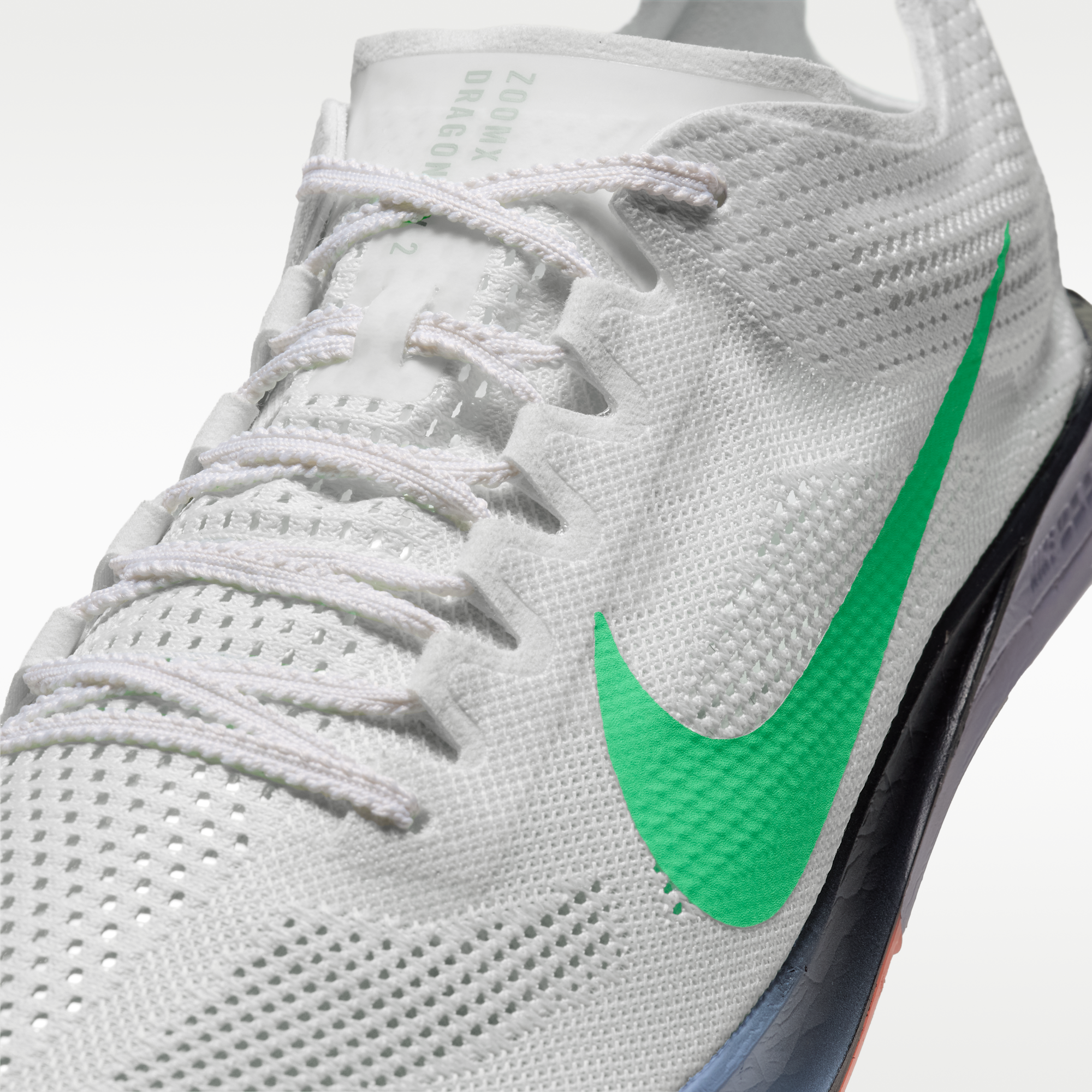 Nike Dragonfly 2 - Summit White/Palest Purple/Obsidian/Electro Green - 8