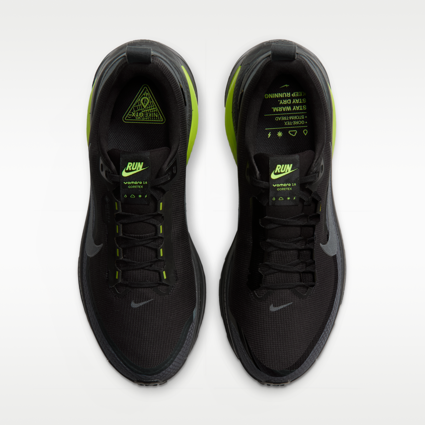 Nike Vomero 18 GORE-TEX - Anthracite/Lemon Venom/Μαύρο - 4