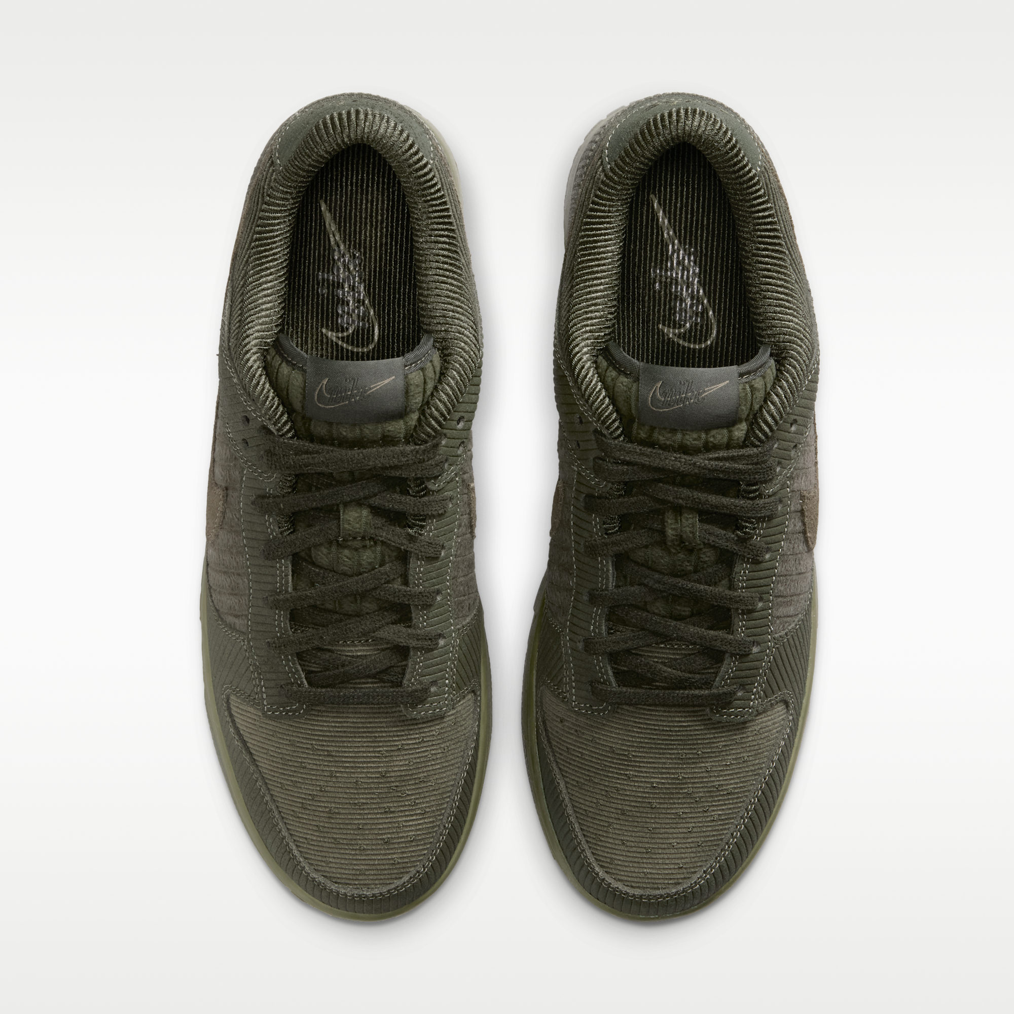 Nike Dunk Low Retro SE Leather/Suede - Cargo Khaki/Medium Olive/Sequoia/Cargo Khaki - 4