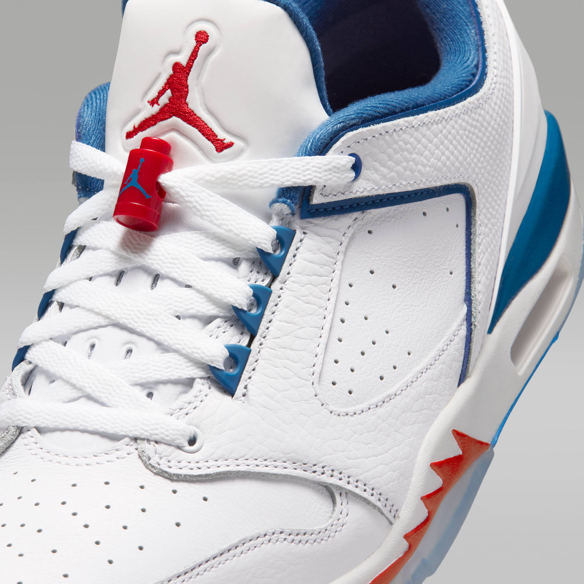 Jordan Sixty Plus Low - Λευκό/True Blue/Varsity Red - 7