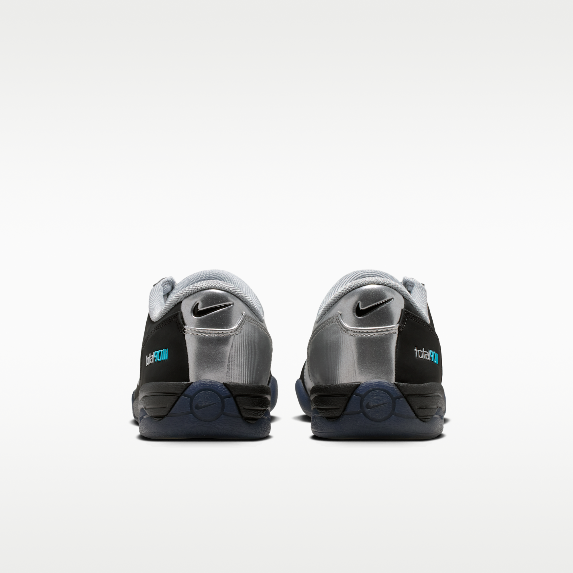 Nike Total 90 - Μαύρο/Gamma Blue/Metallic Silver - 6