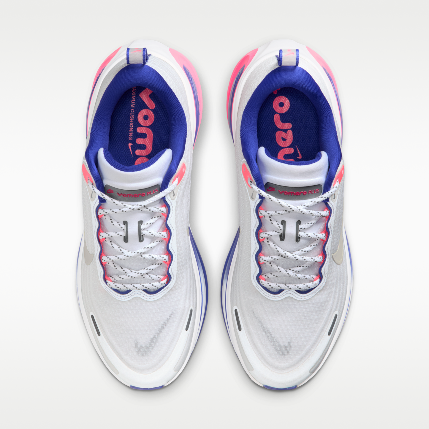 Nike Vomero Plus - Λευκό/Concord/Hyper Pink/Metallic Silver - 4
