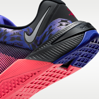 Nike Metcon 10 - Μαύρο/Hyper Punch/Metallic Platinum - 8