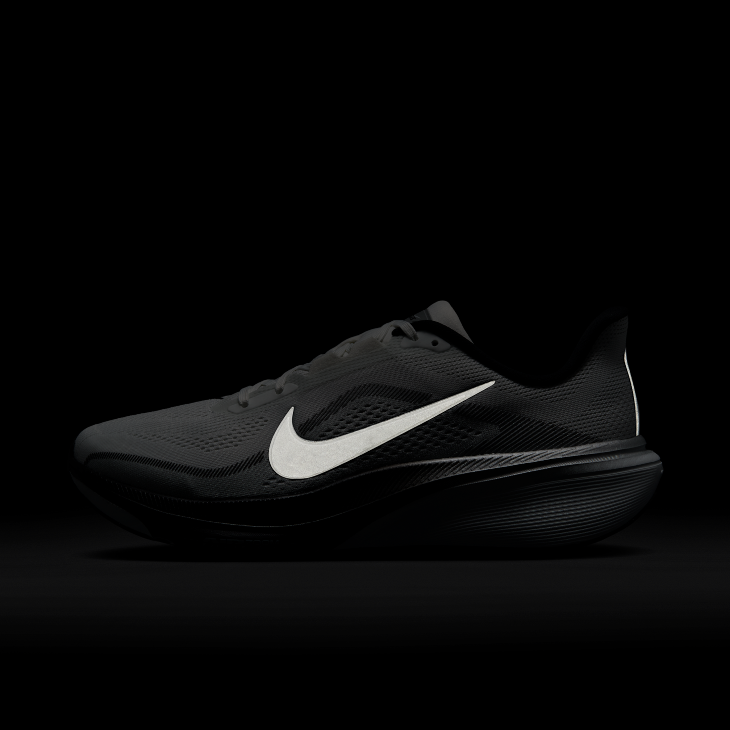 Nike Pegasus 42 - Summit White/Photon Dust/Μαύρο/Metallic Silver - 9