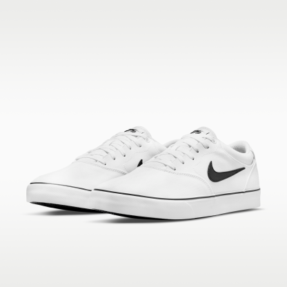Nike SB Chron 2 Canvas - Λευκό/Λευκό/Μαύρο - 5