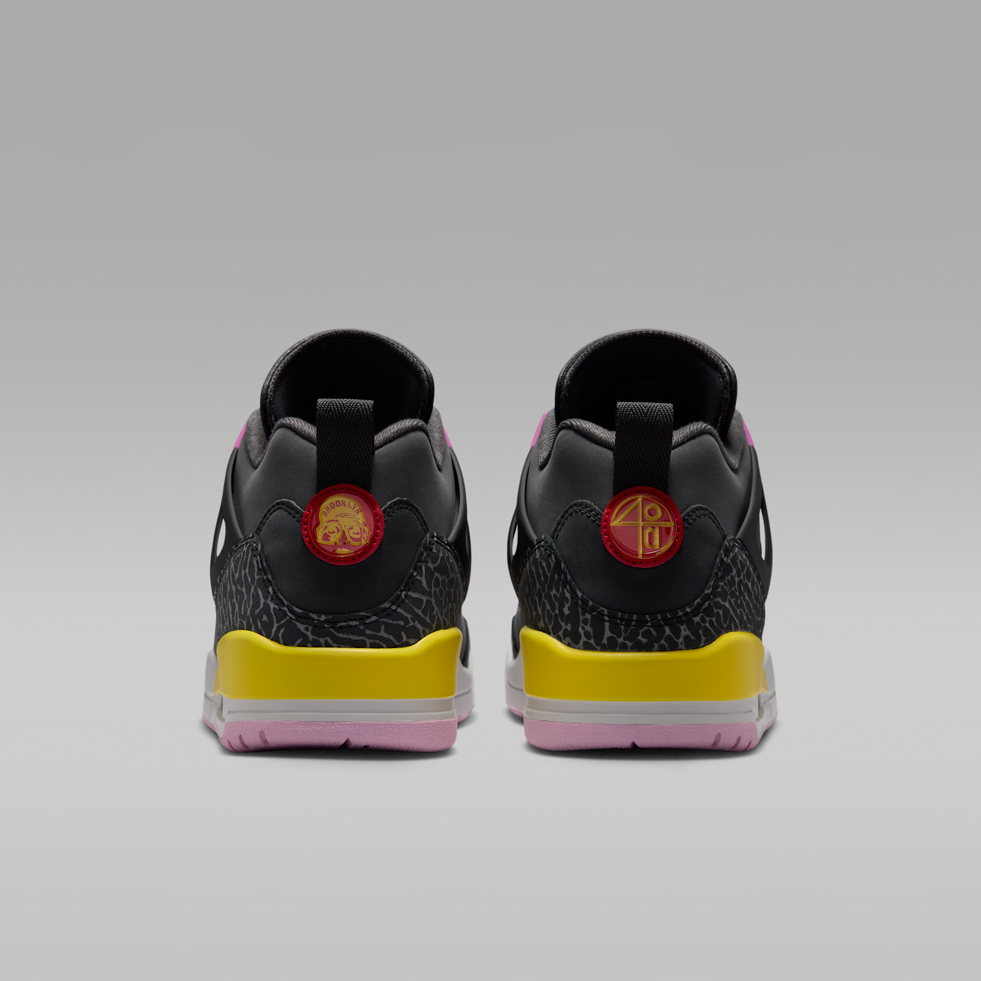 Jordan Spizike Low - Anthracite/Μαύρο/Wolf Grey/University Red - 6