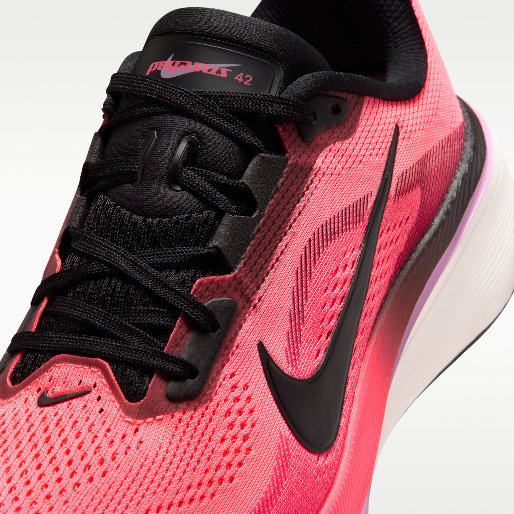 Nike Pegasus 42 - Lava Glow/Flash Crimson/Light Magenta/Μαύρο - 7